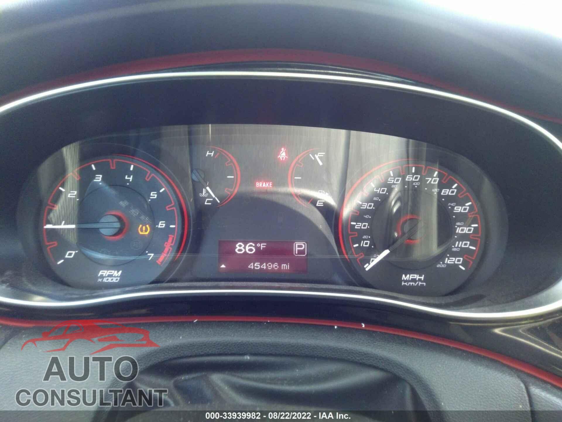 DODGE DART 2016 - 1C3CDFAA7GD607161