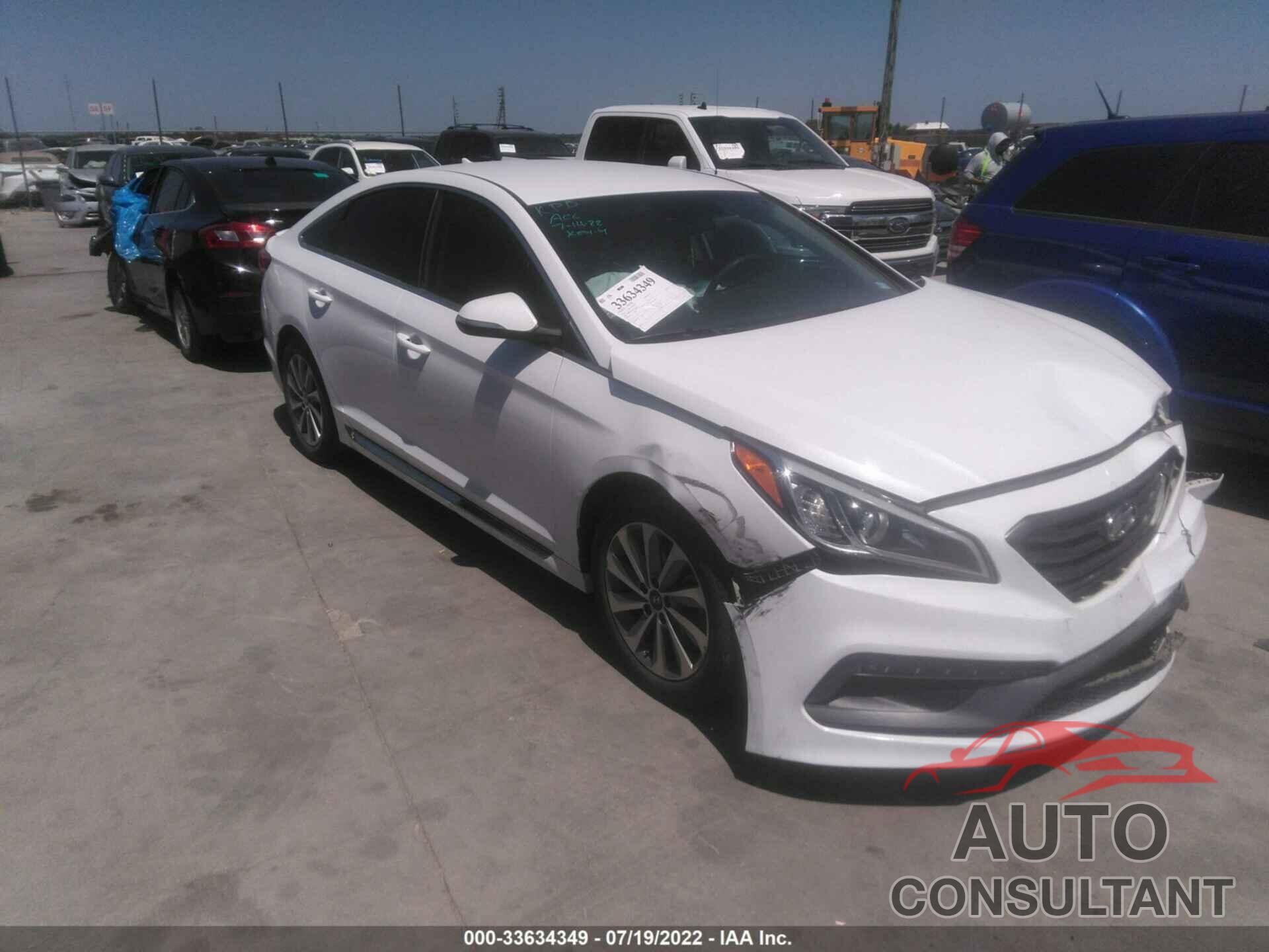 HYUNDAI SONATA 2016 - 5NPE34AF2GH330243