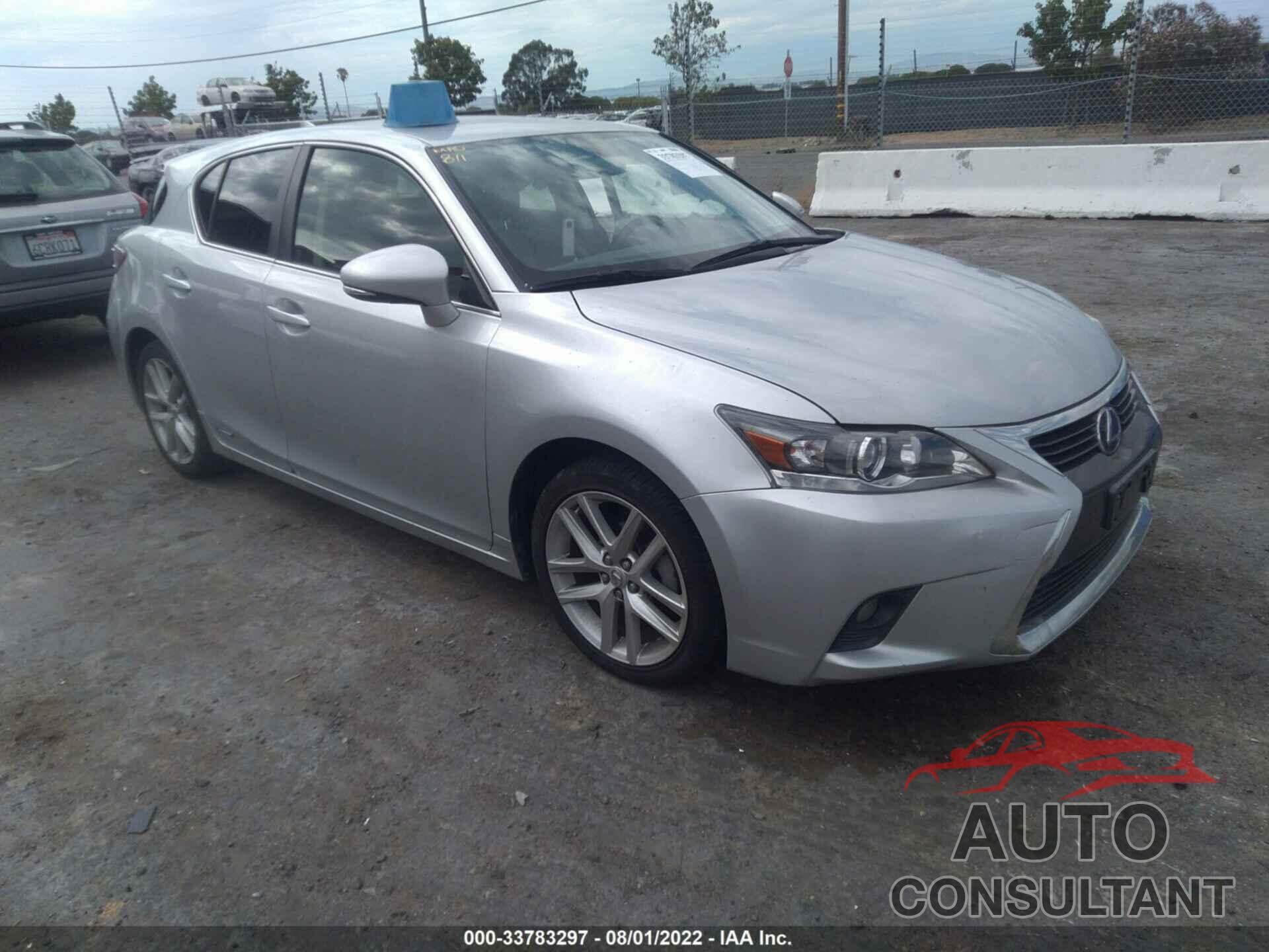 LEXUS CT 200H 2016 - JTHKD5BH4G2253171