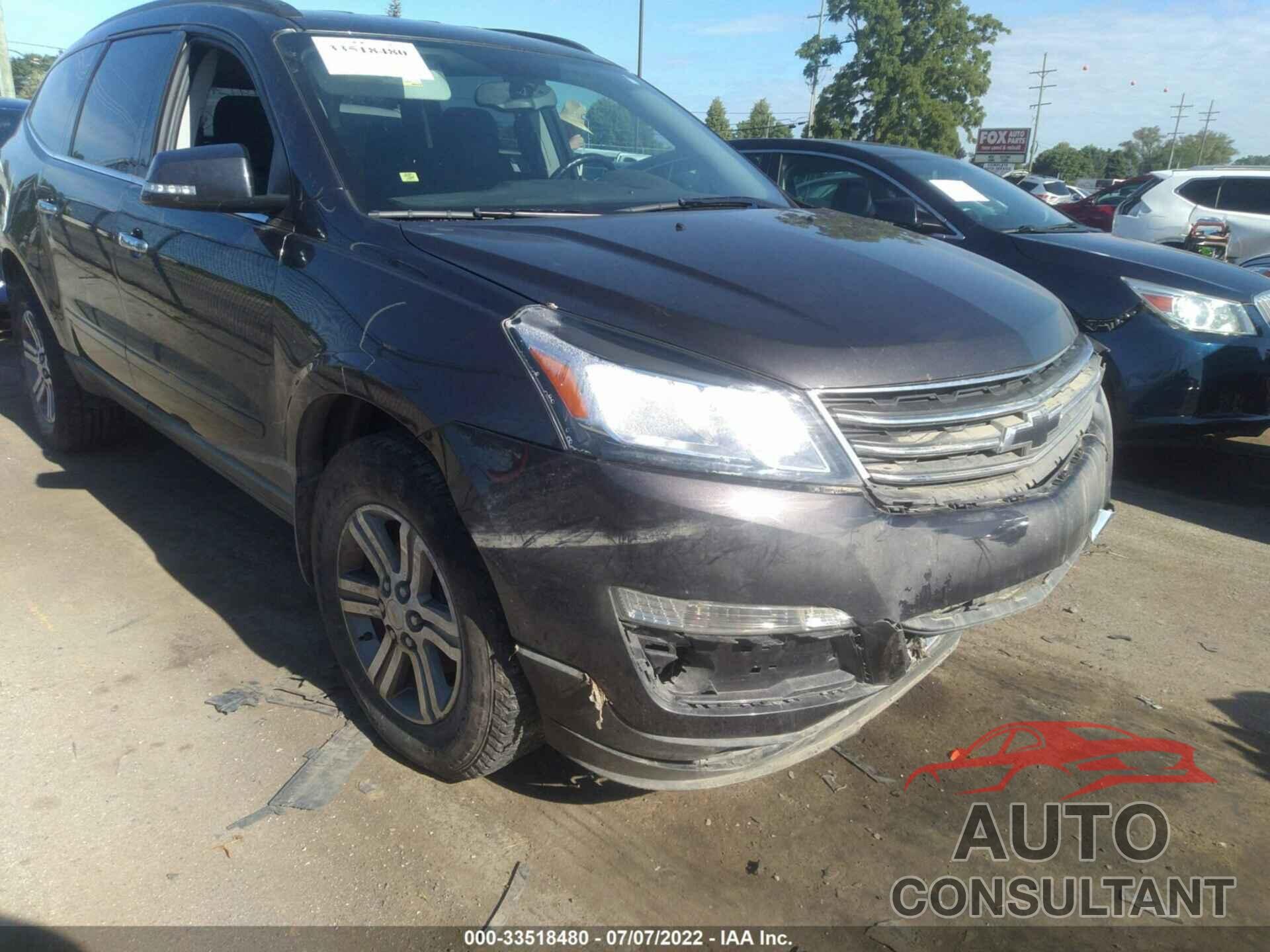 CHEVROLET TRAVERSE 2016 - 1GNKRGKD8GJ325708