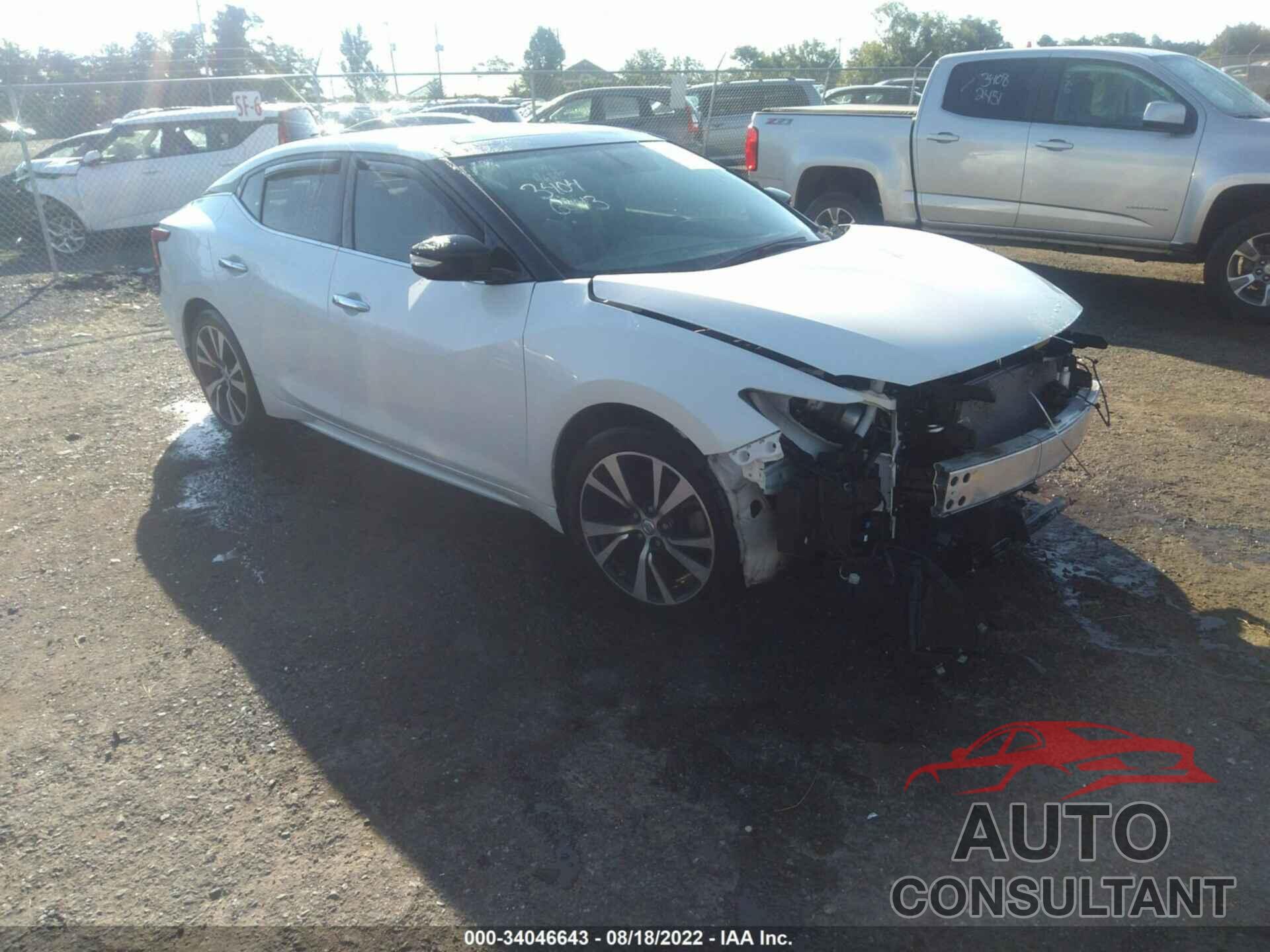 NISSAN MAXIMA 2018 - 1N4AA6AP2JC383171