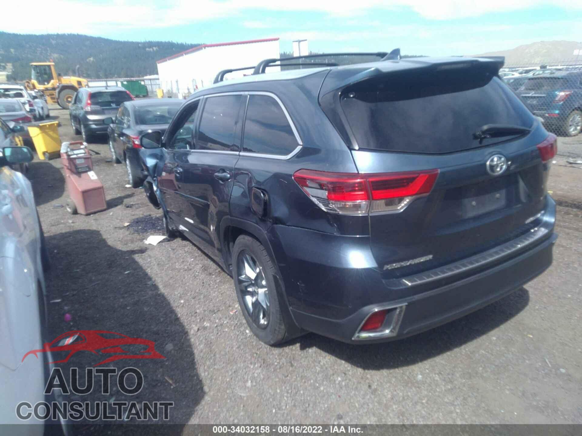 TOYOTA HIGHLANDER 2018 - 5TDDZRFHXJS485917