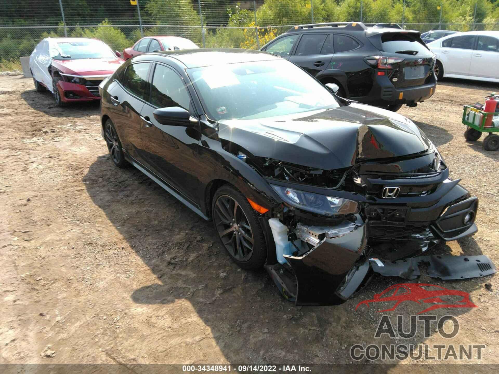 HONDA CIVIC HATCHBACK 2021 - SHHFK7H47MU217412