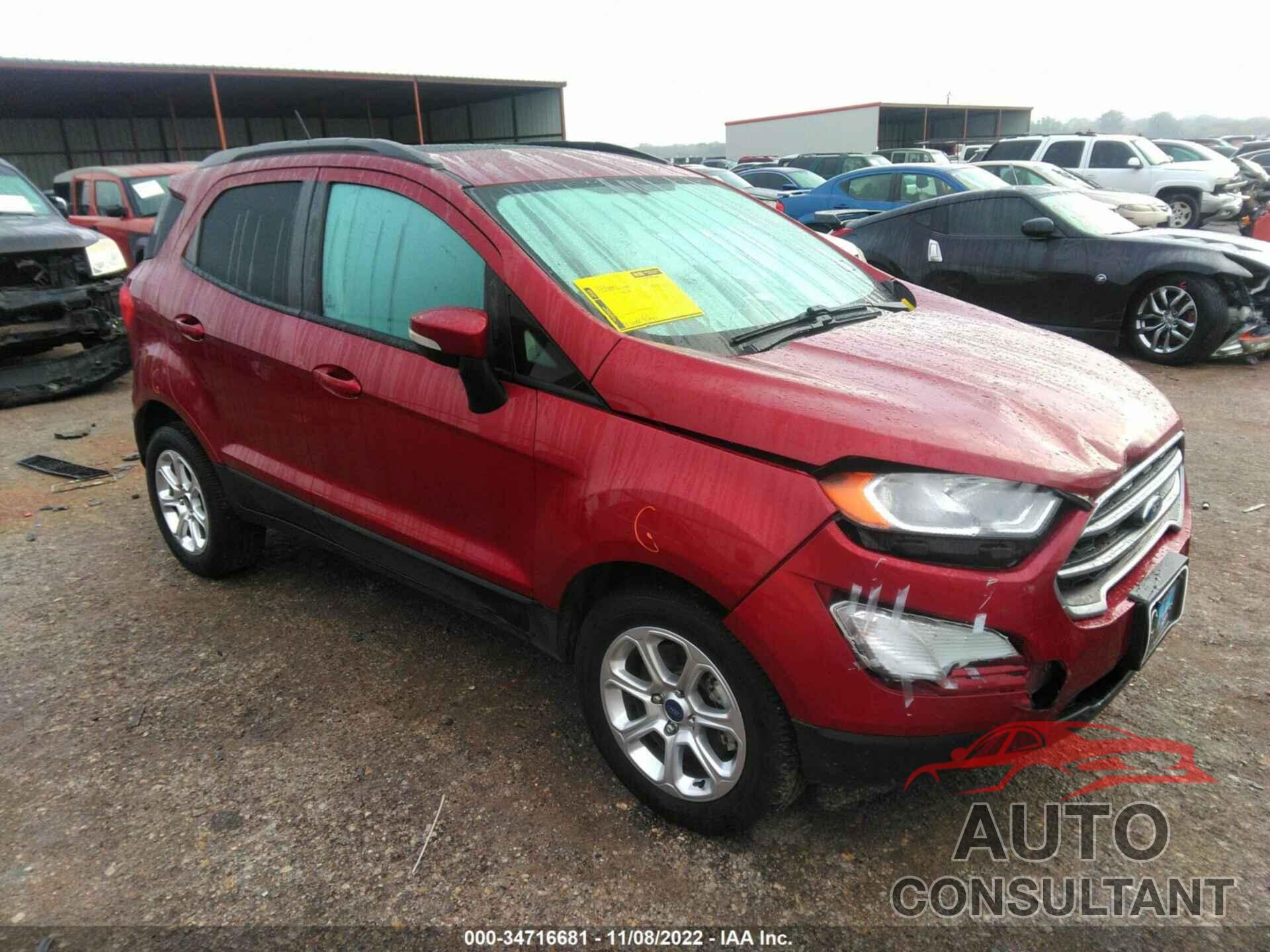 FORD ECOSPORT 2020 - MAJ3S2GE1LC362755