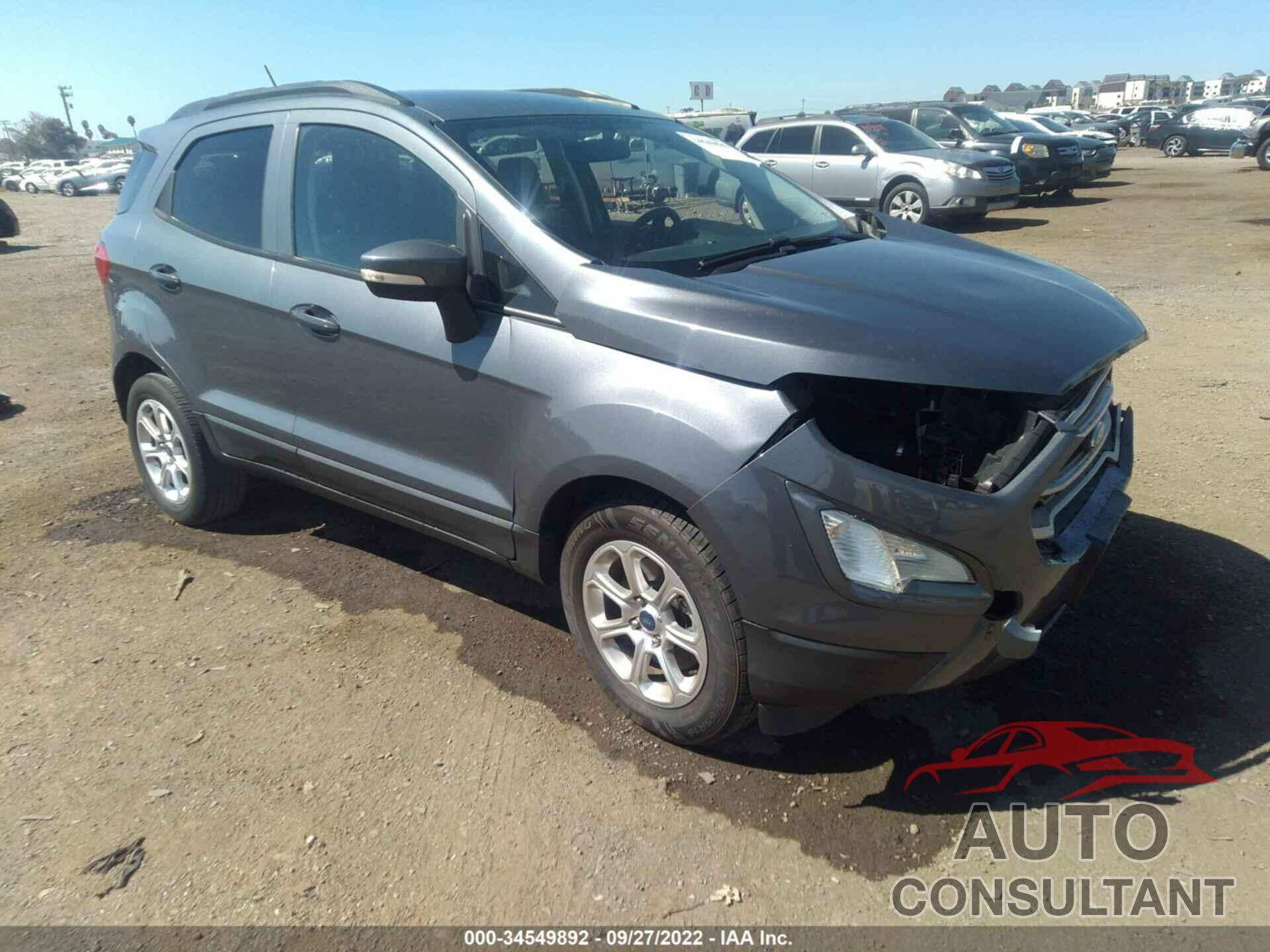 FORD ECOSPORT 2018 - MAJ3P1TE2JC183543