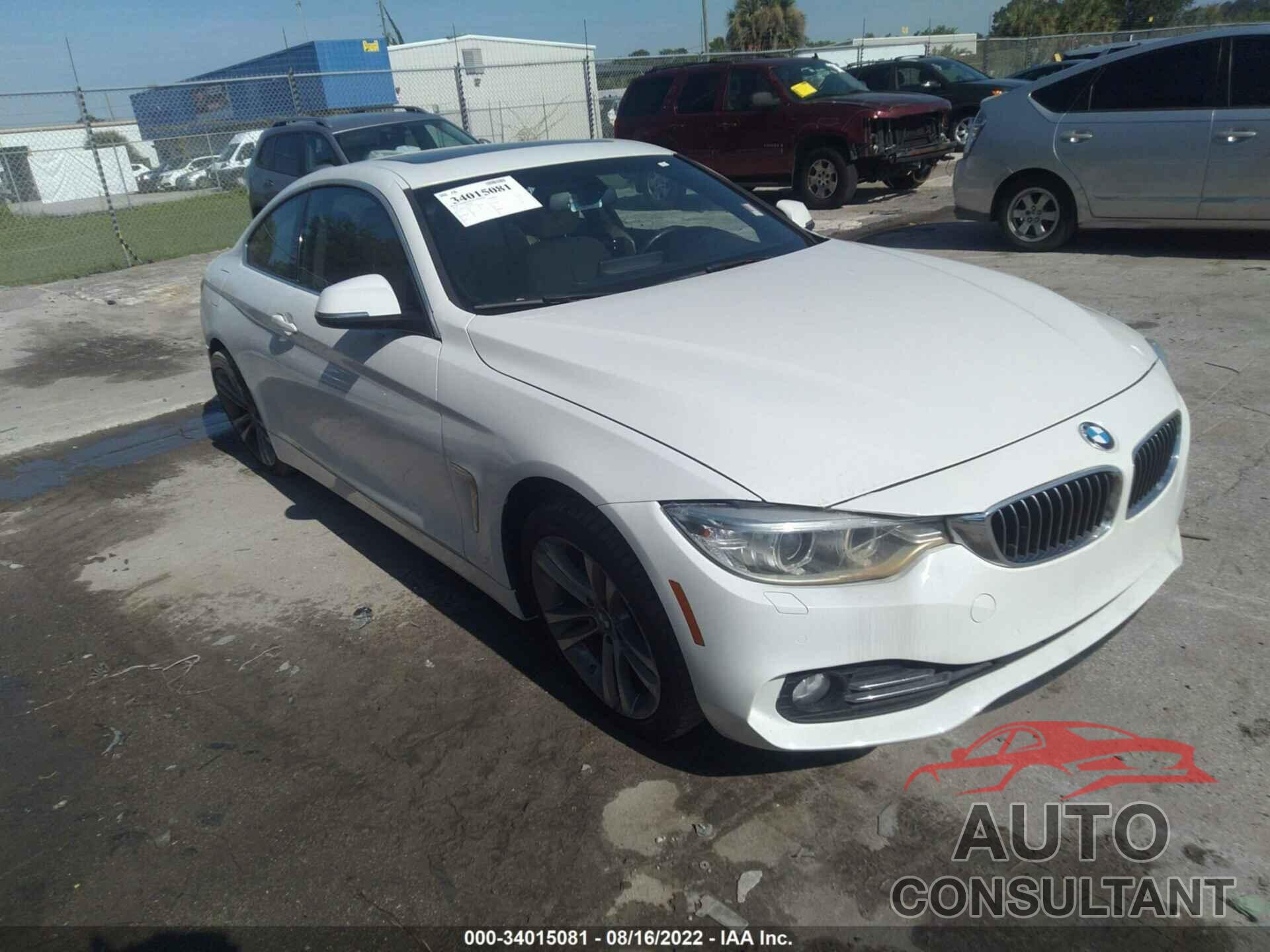 BMW 4 SERIES 2016 - WBA3N9C52GK250975