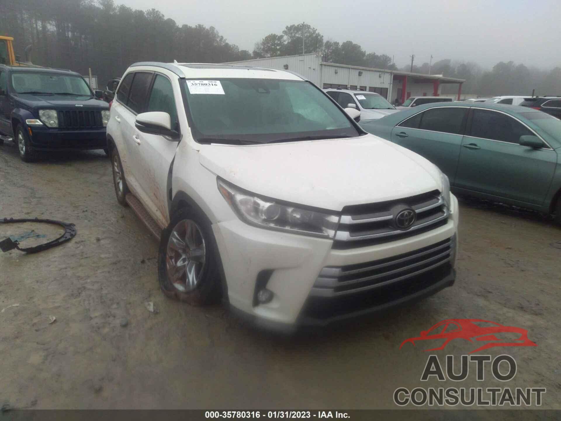 TOYOTA HIGHLANDER 2018 - 5TDYZRFH6JS272710