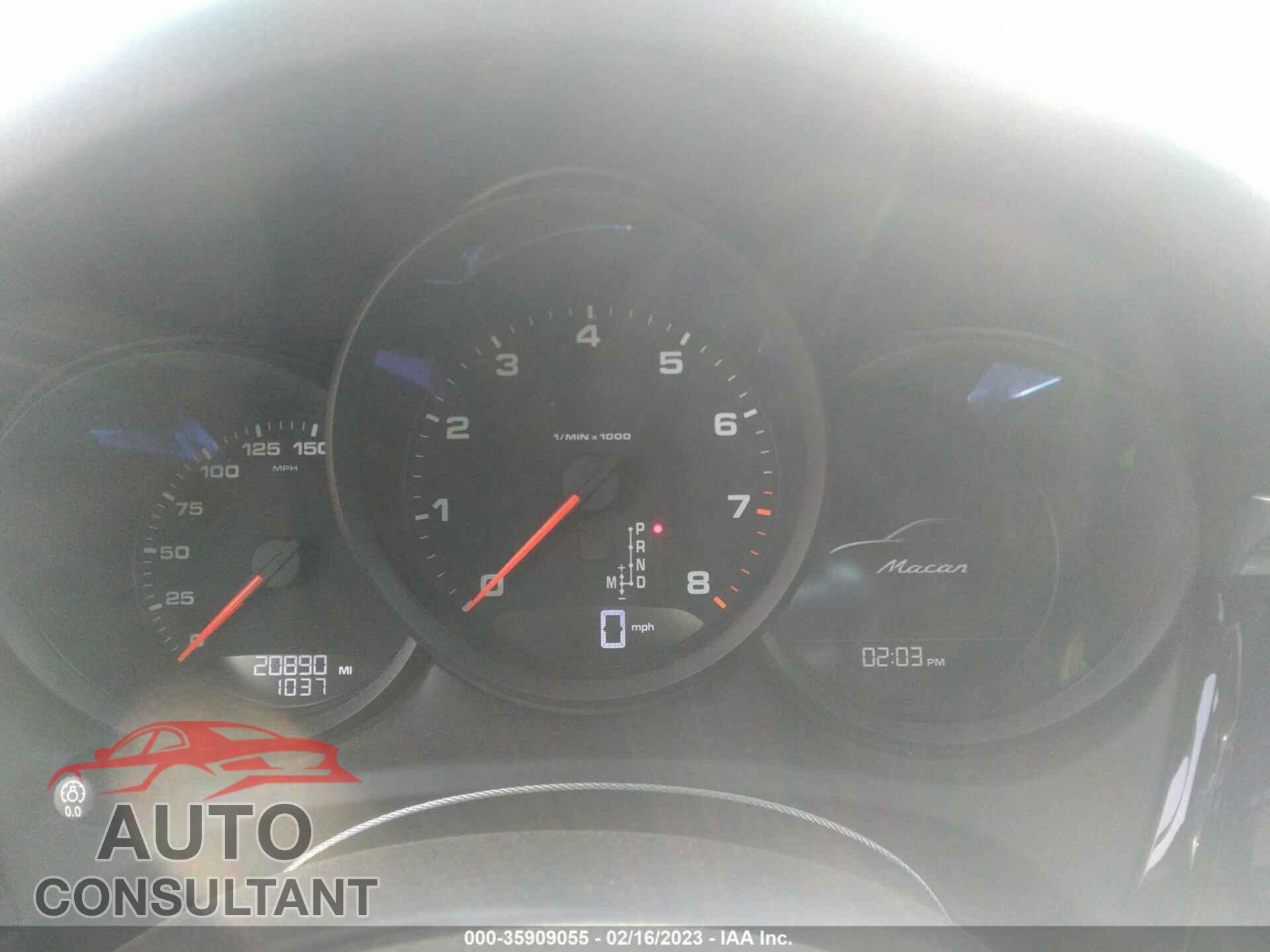 PORSCHE MACAN 2021 - WP1AA2A57MLB07914