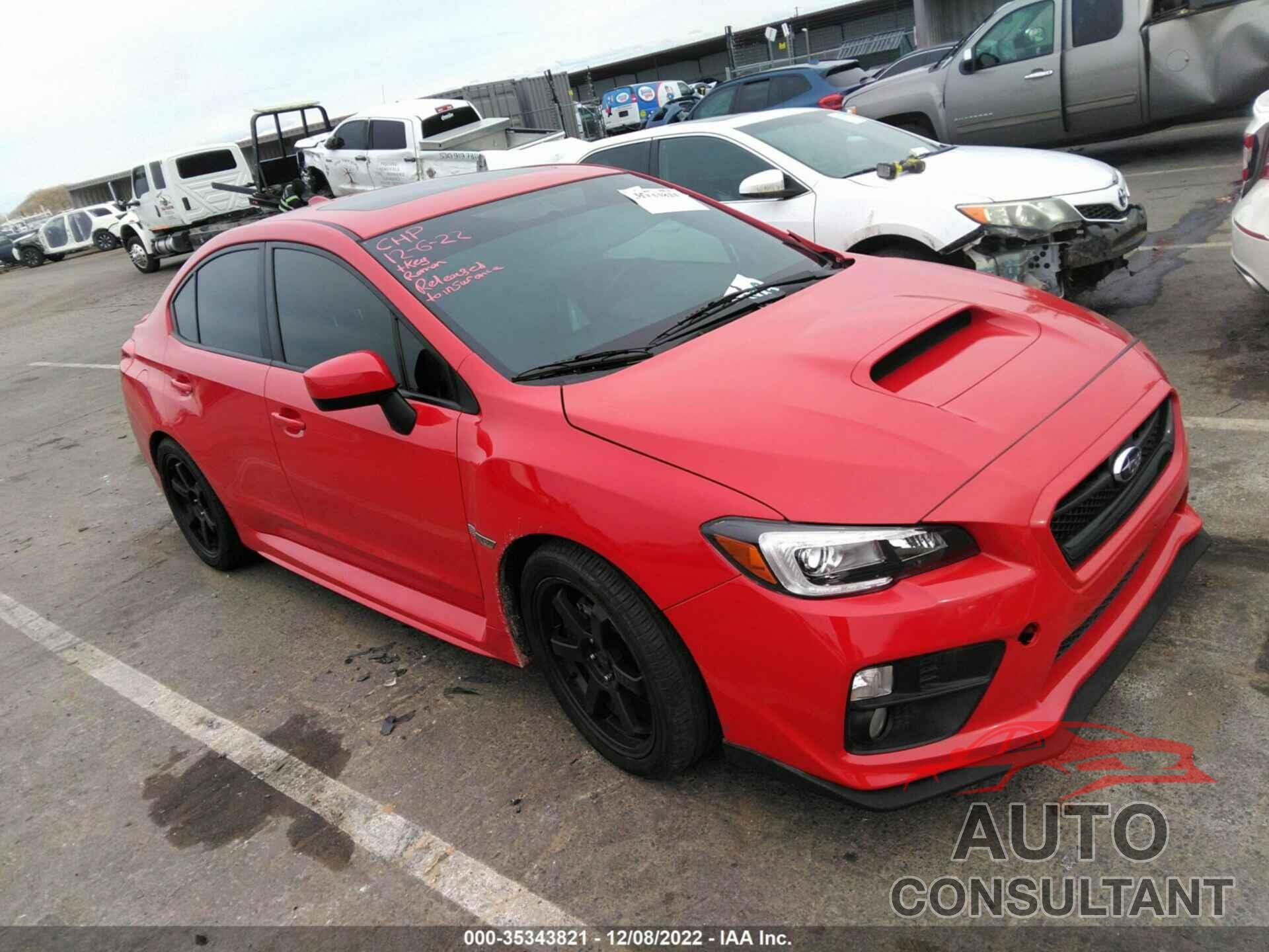 SUBARU WRX 2016 - JF1VA1J68G9826120