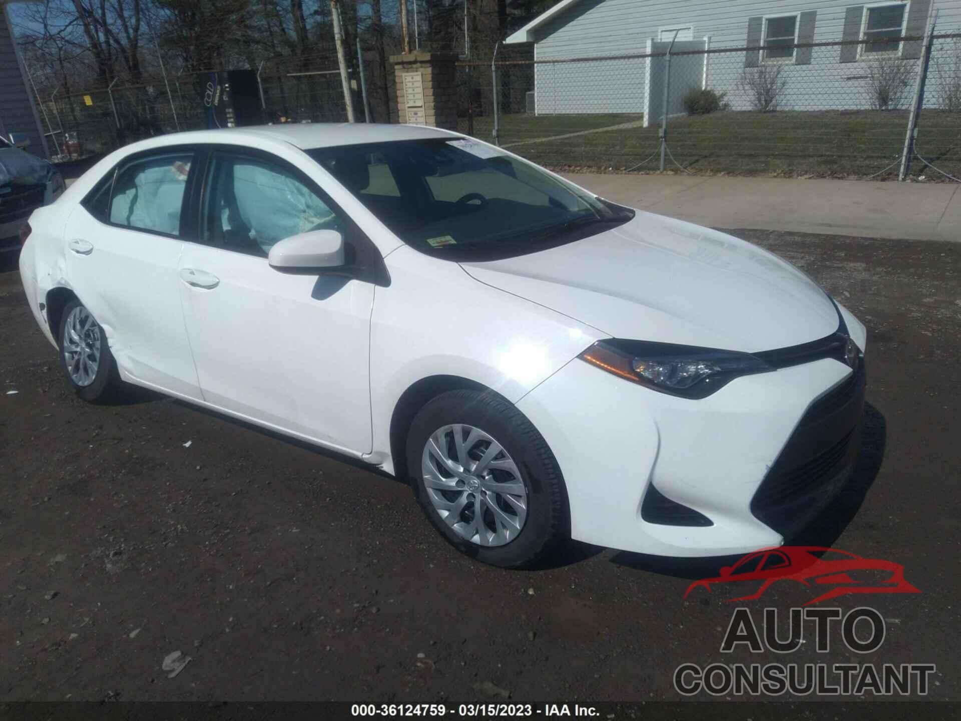 TOYOTA COROLLA 2017 - 2T1BURHE6HC750490