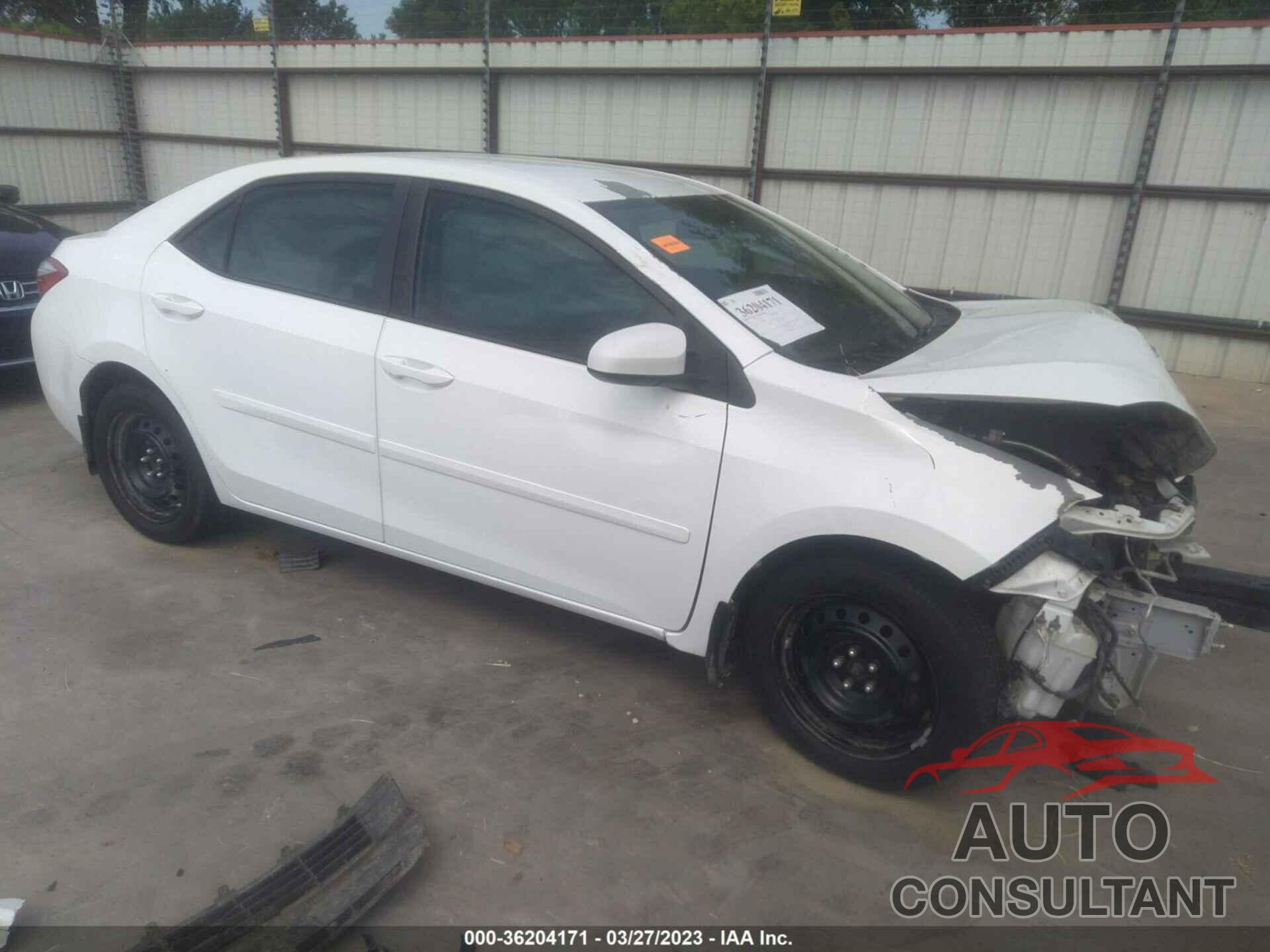 TOYOTA COROLLA 2015 - 5YFBURHE5FP223960
