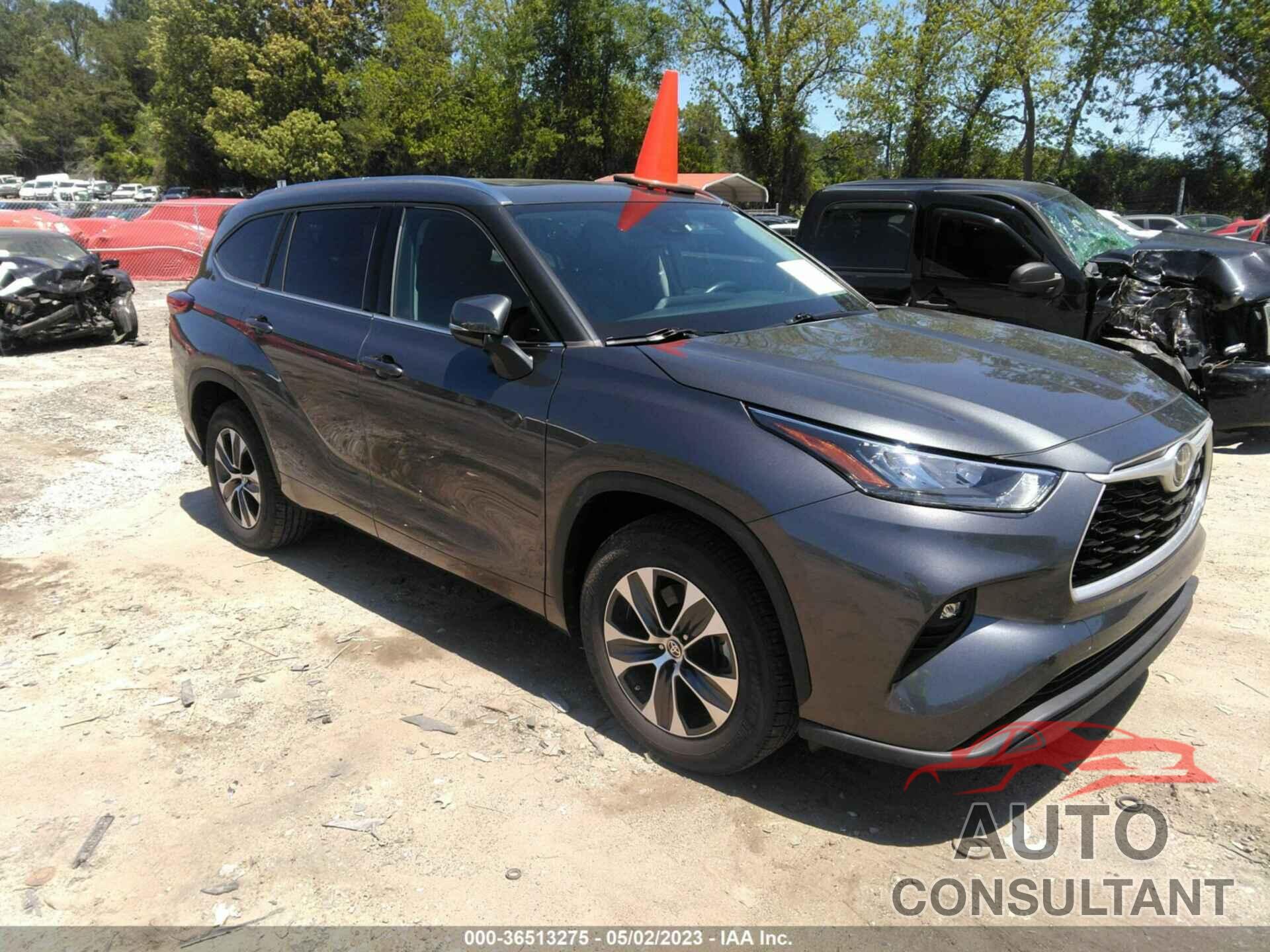 TOYOTA HIGHLANDER 2020 - 5TDGZRAH6LS007498
