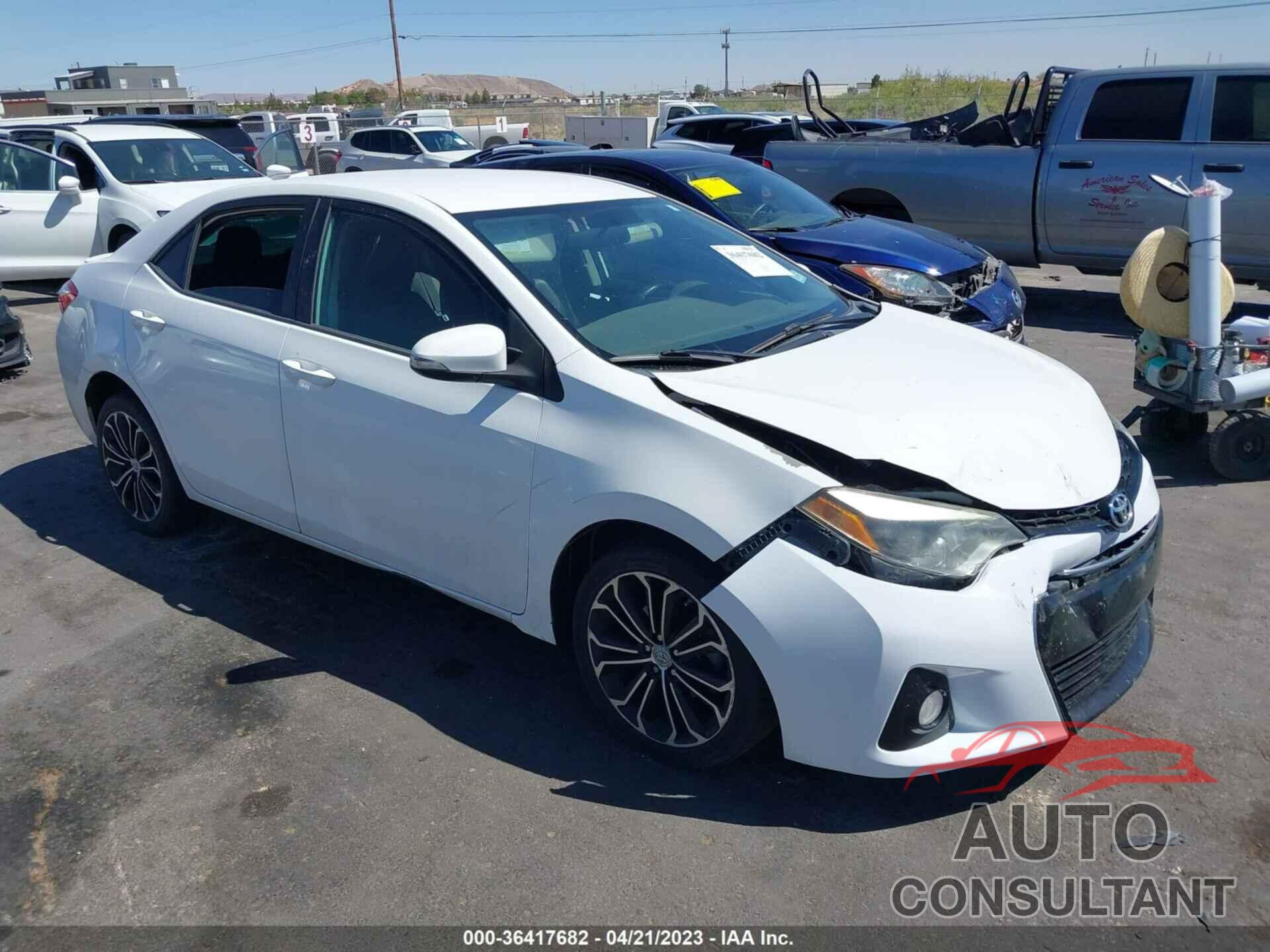TOYOTA COROLLA 2015 - 5YFBURHE3FP244094