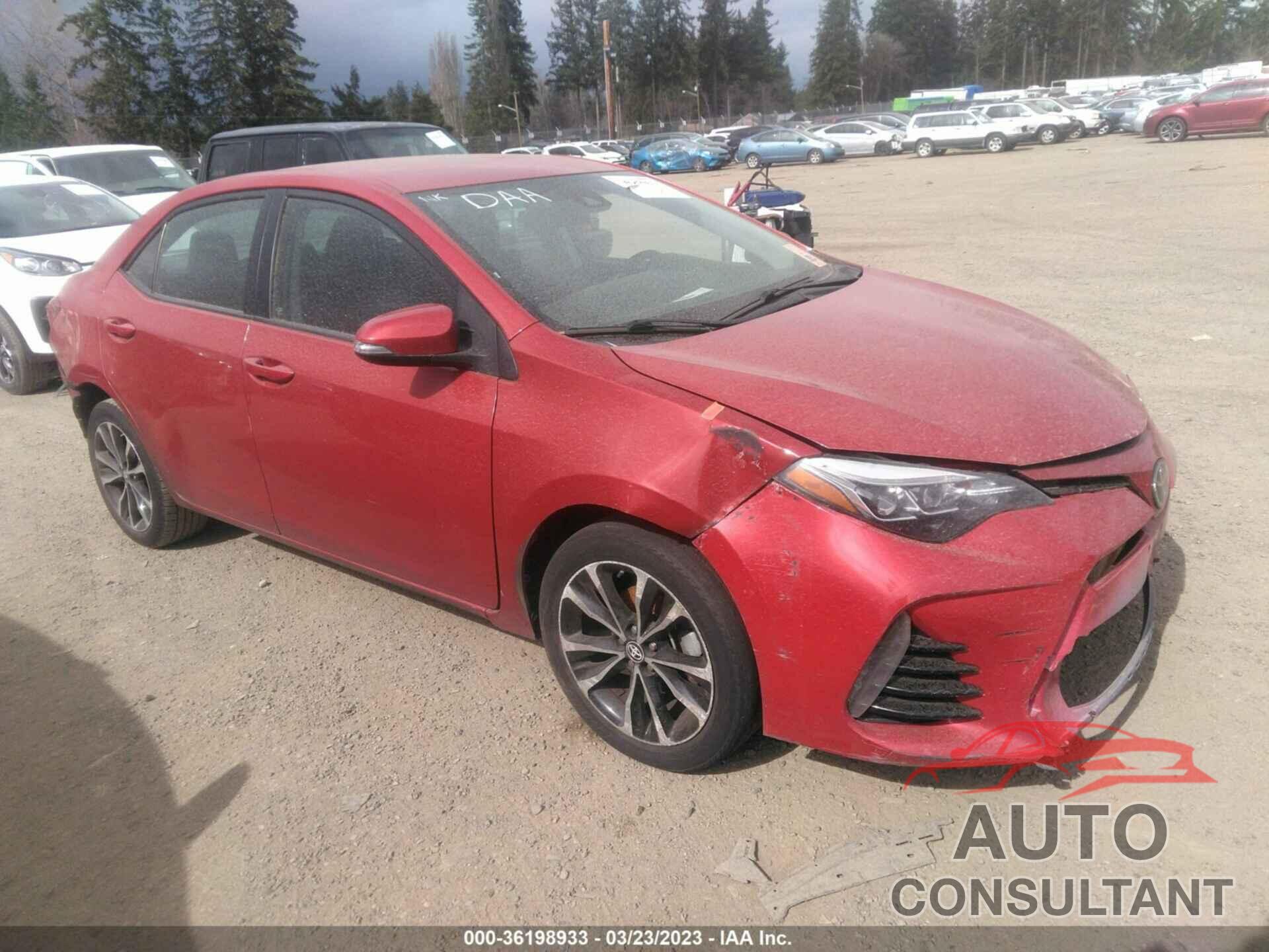 TOYOTA COROLLA 2017 - 5YFBURHE1HP644772