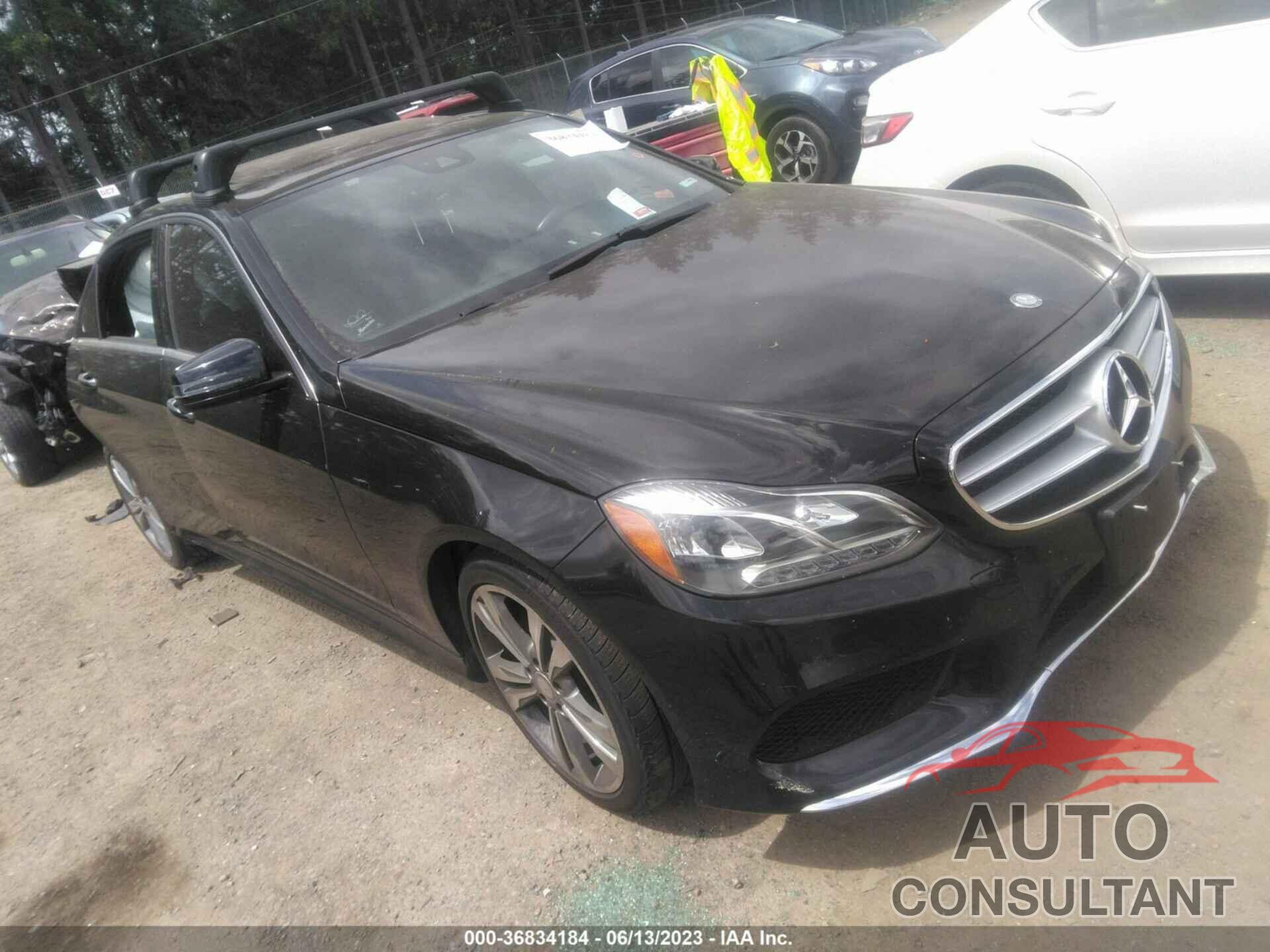 MERCEDES-BENZ E-CLASS 2016 - WDDHF8JB0GB273296
