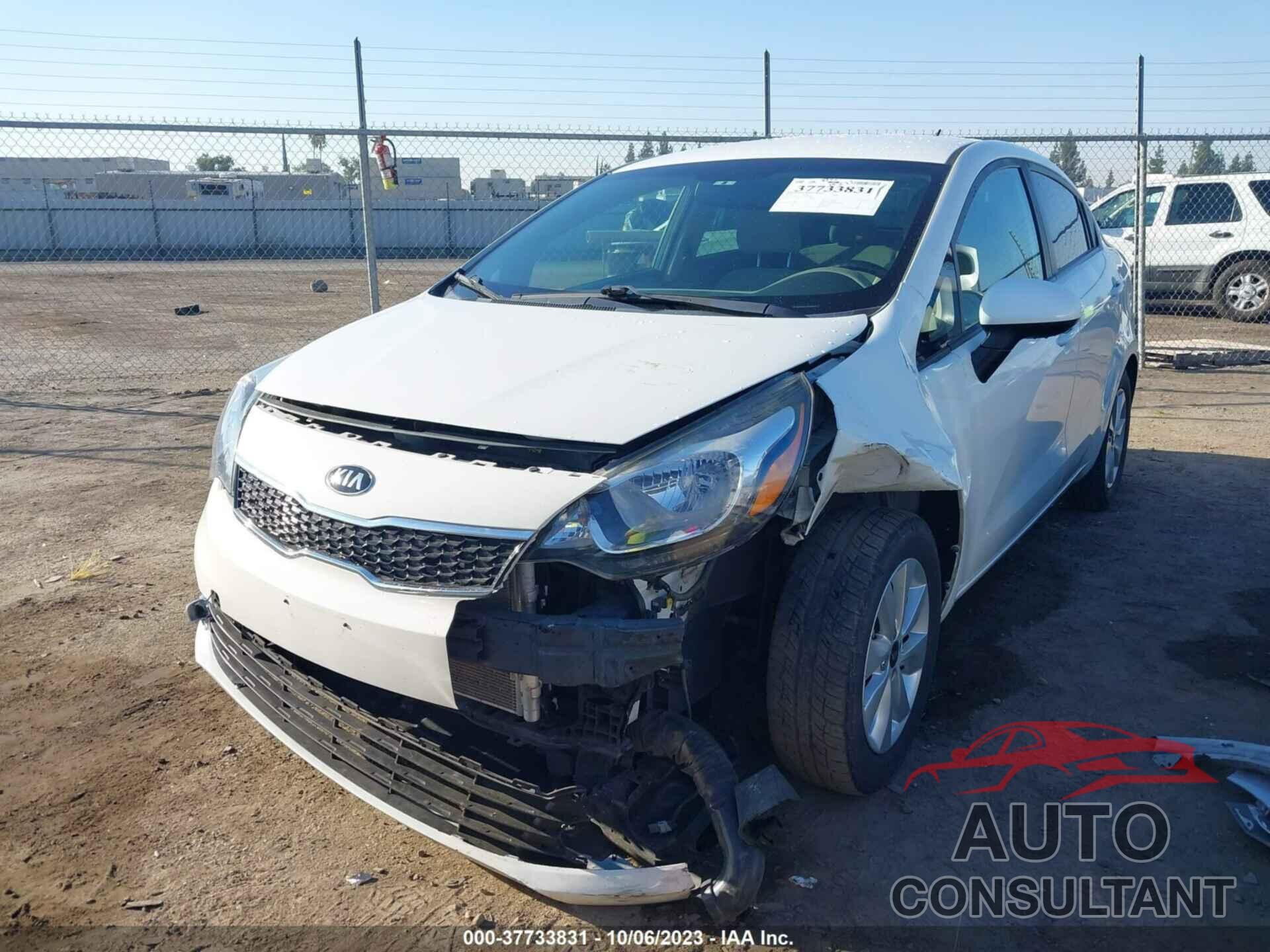 KIA RIO 2016 - KNADN4A31G6680594