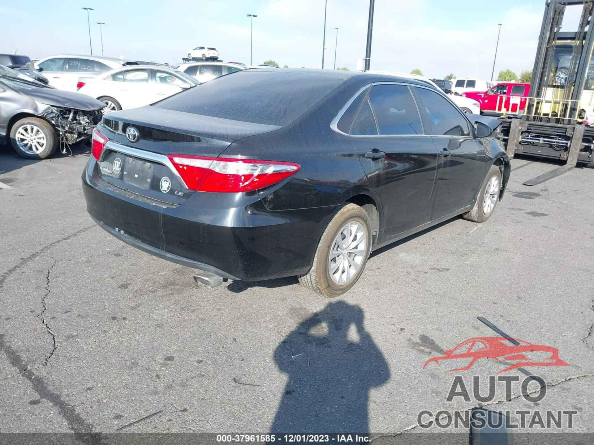 TOYOTA CAMRY 2016 - 4T4BF1FK6GR583460