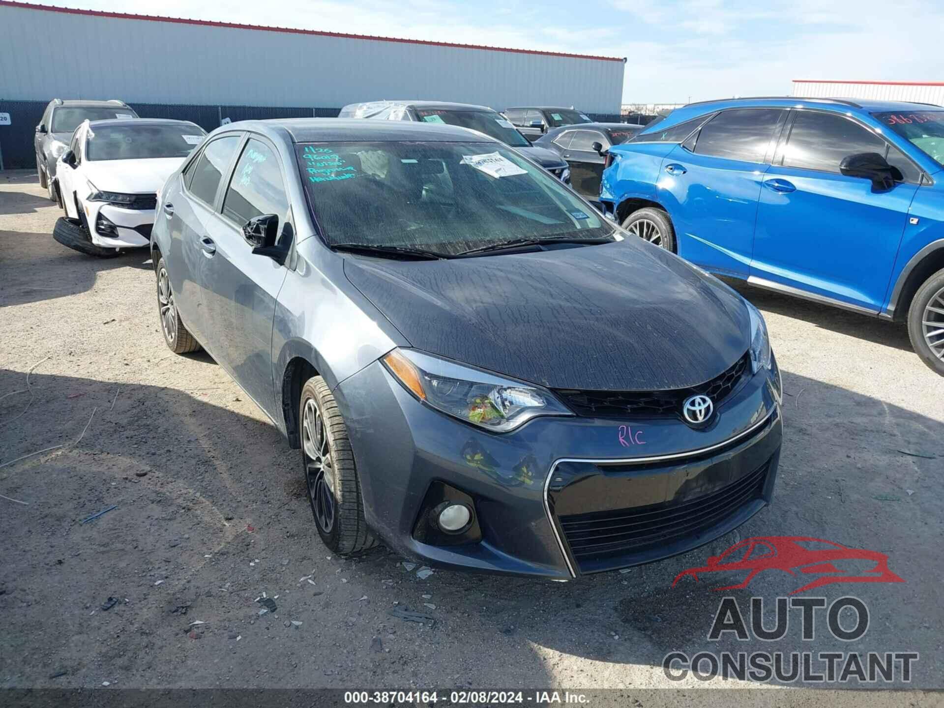 TOYOTA COROLLA 2016 - 05YFBURHE4GP52567