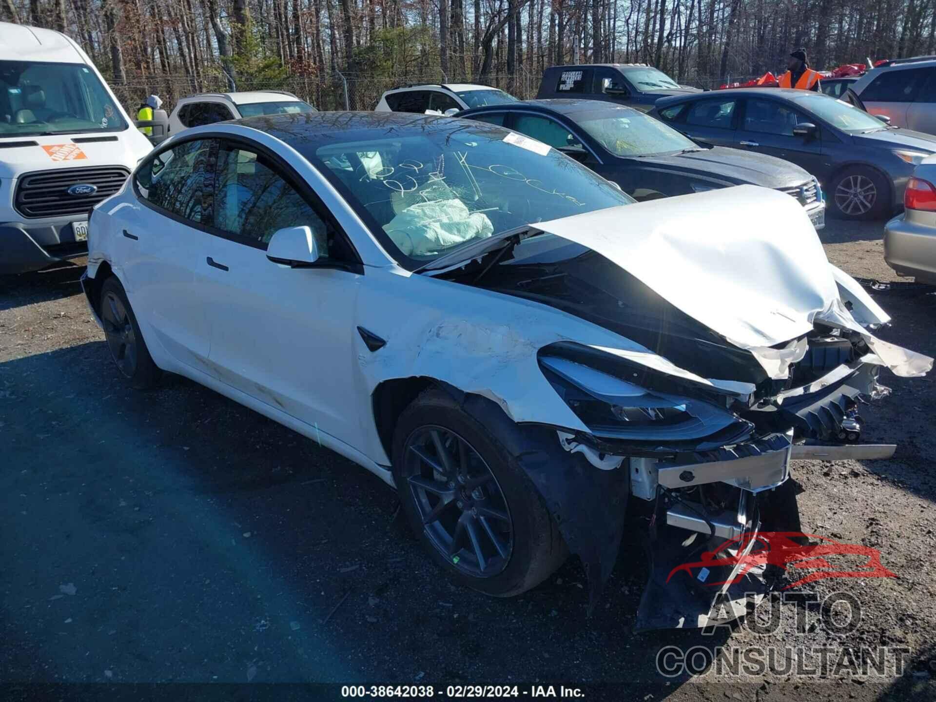 TESLA MODEL 3 2022 - 5YJ3E1EBXNF103031
