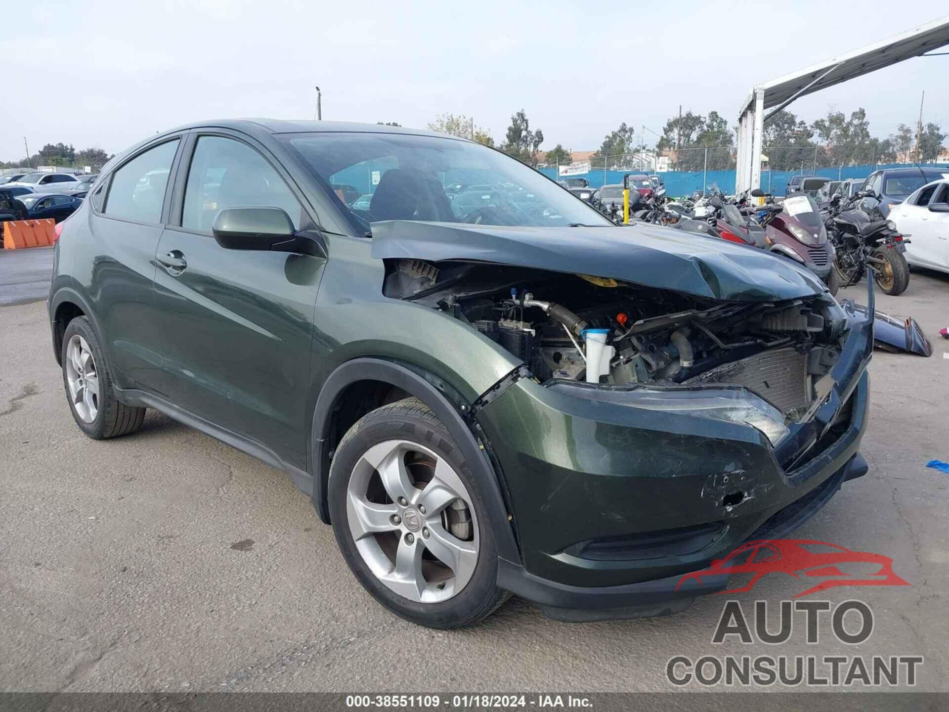 HONDA HR-V 2016 - 3CZRU5H34GM725898