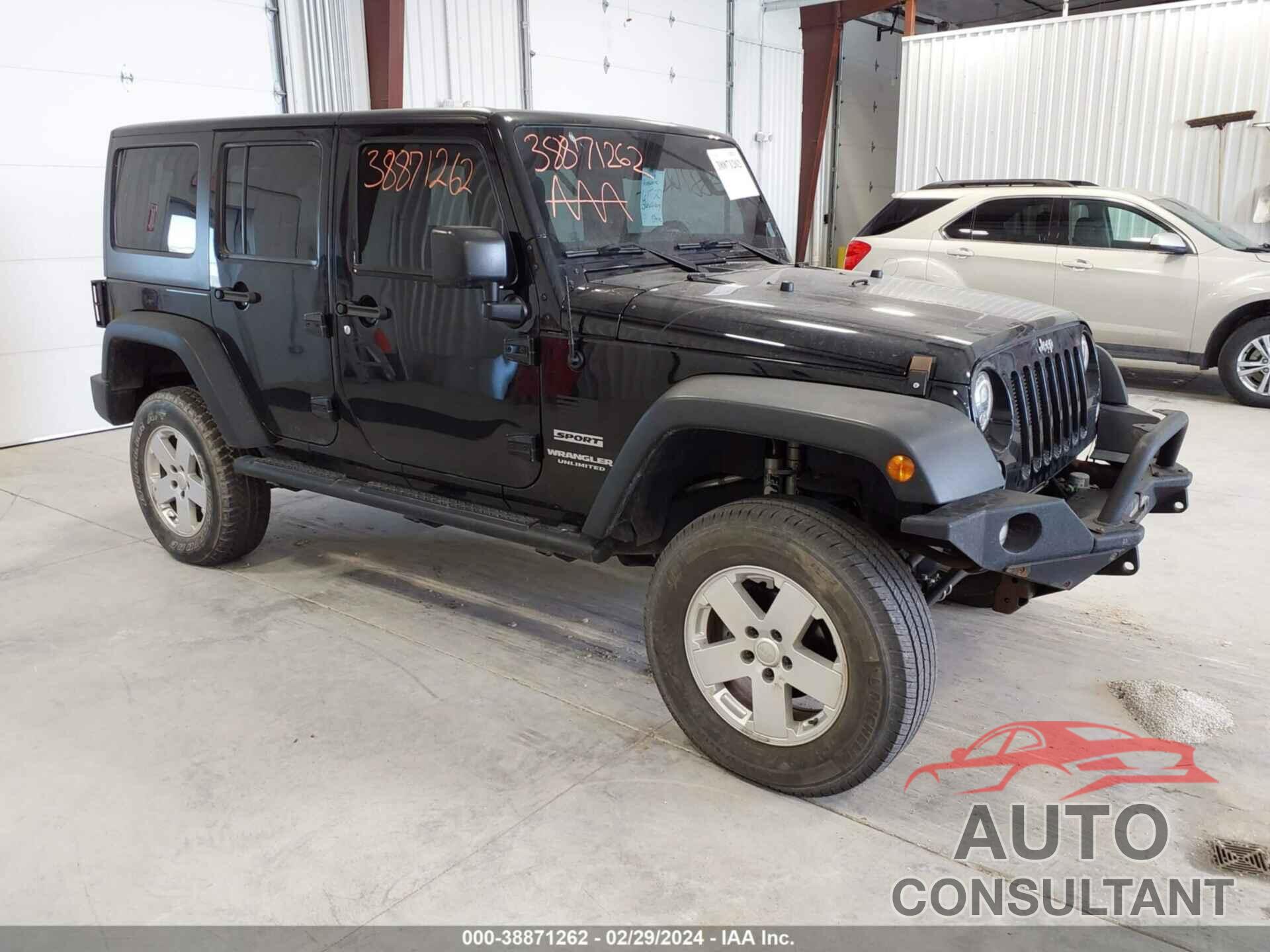 JEEP WRANGLER UNLIMITED 2015 - 1C4BJWDG6FL581382