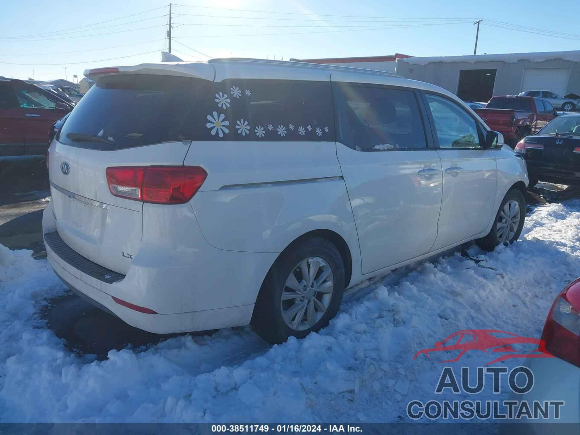 KIA SEDONA 2016 - KNDMB5C14G6149807