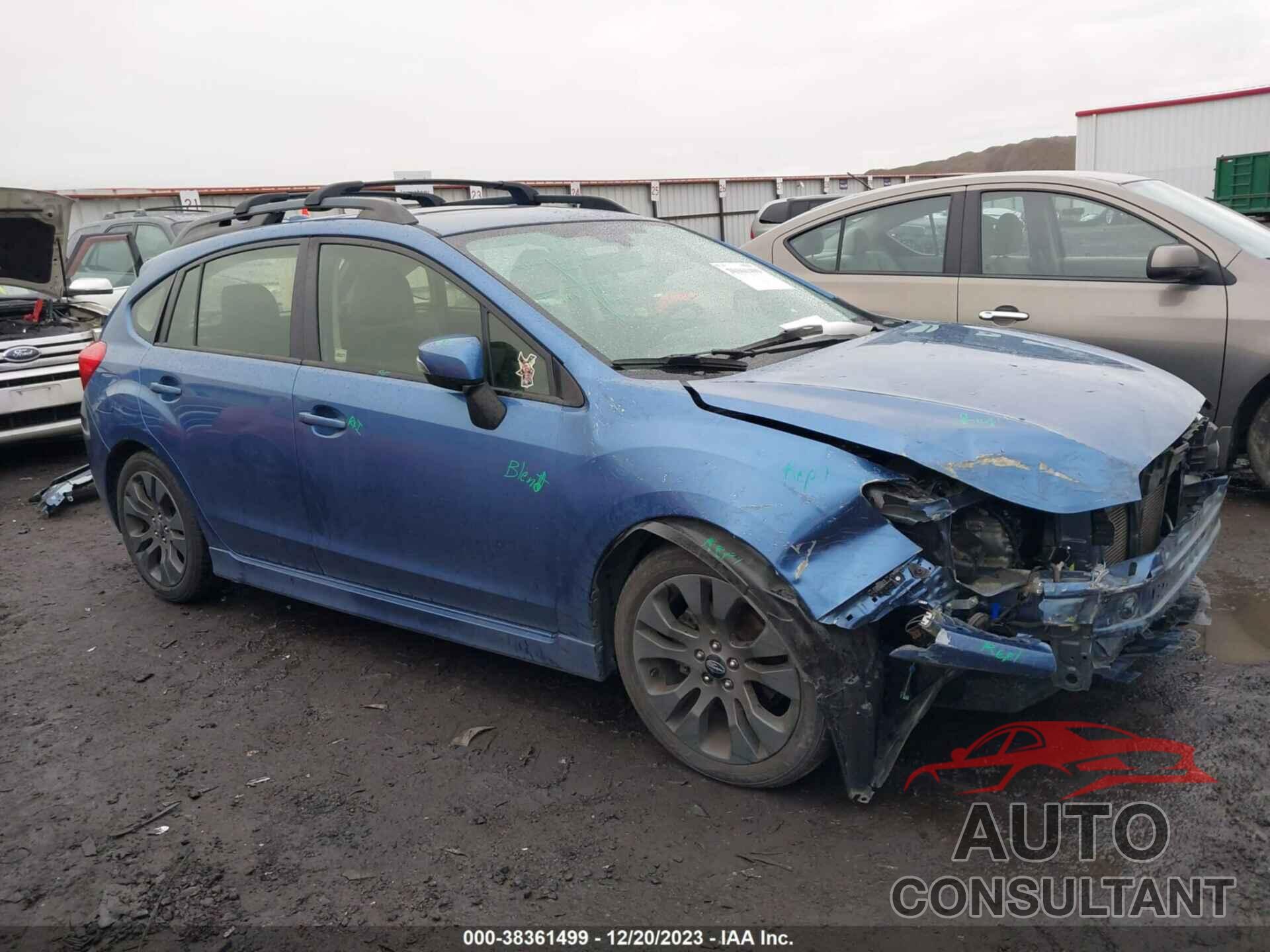 SUBARU IMPREZA 2016 - JF1GPAY68G8266022