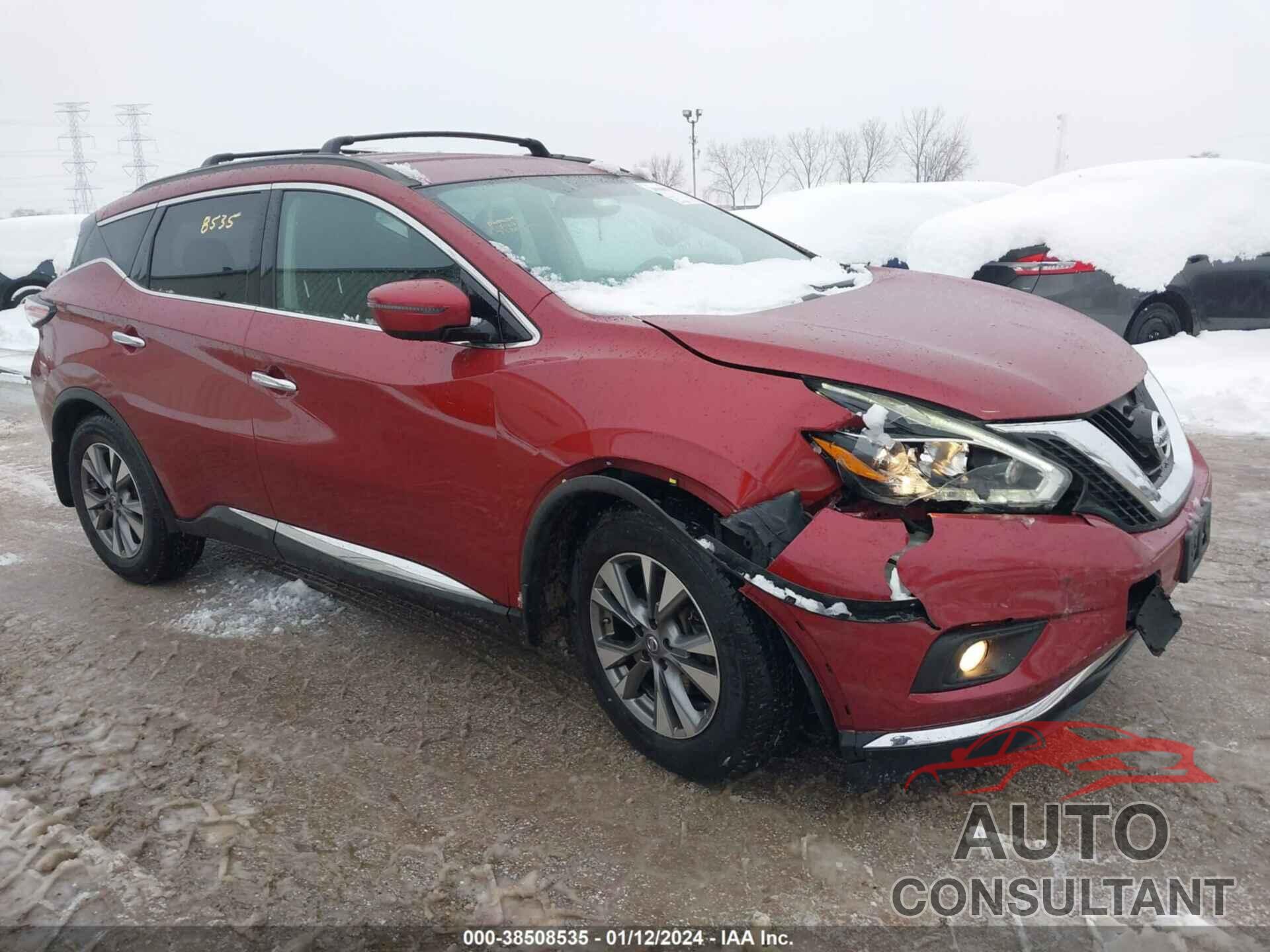 NISSAN MURANO 2018 - 5N1AZ2MH9JN107182