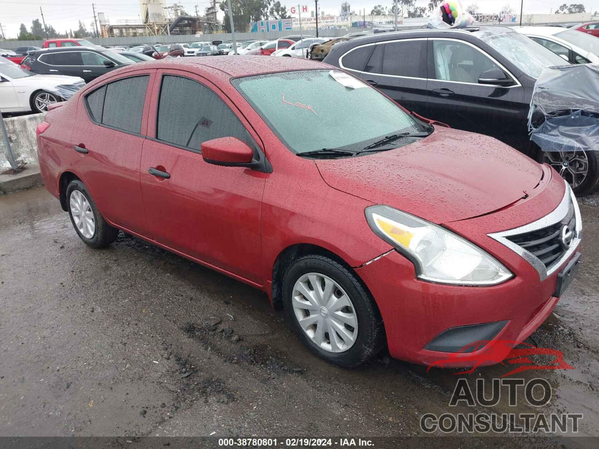 NISSAN VERSA 2016 - 3N1CN7AP3GL850076