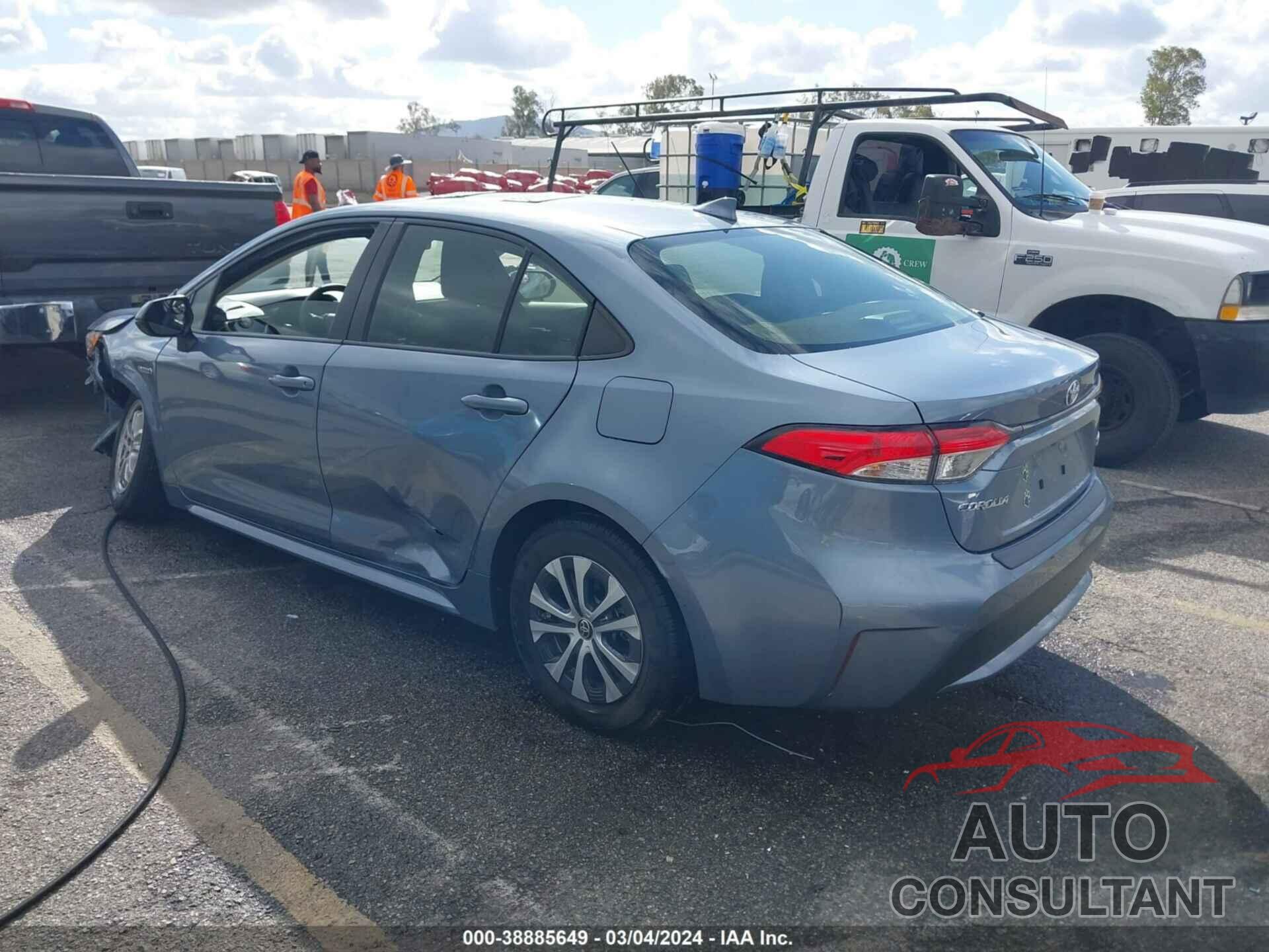 TOYOTA COROLLA 2021 - JTDEAMDE8MJ029407