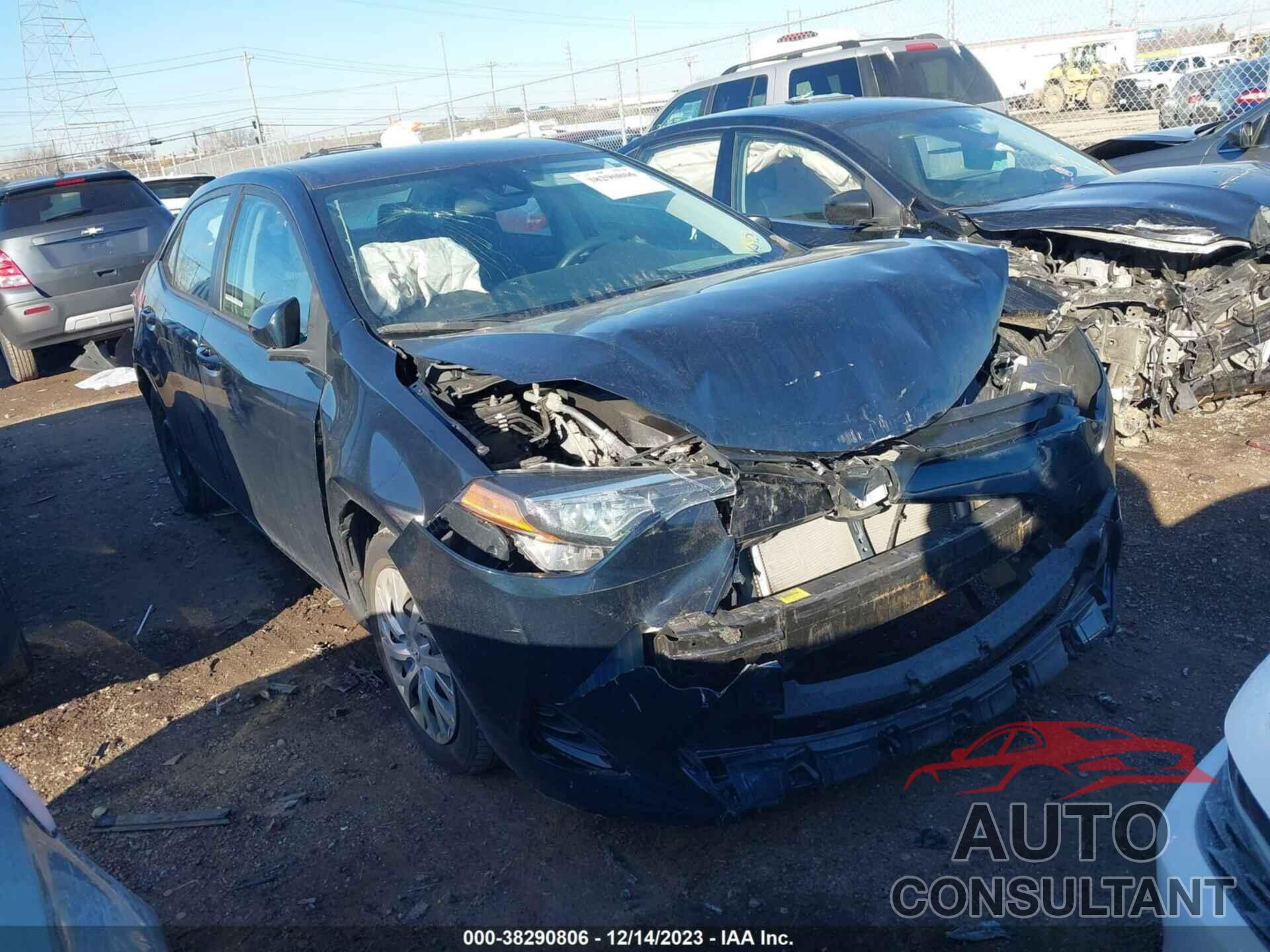 TOYOTA COROLLA 2019 - 2T1BURHE1KC151018