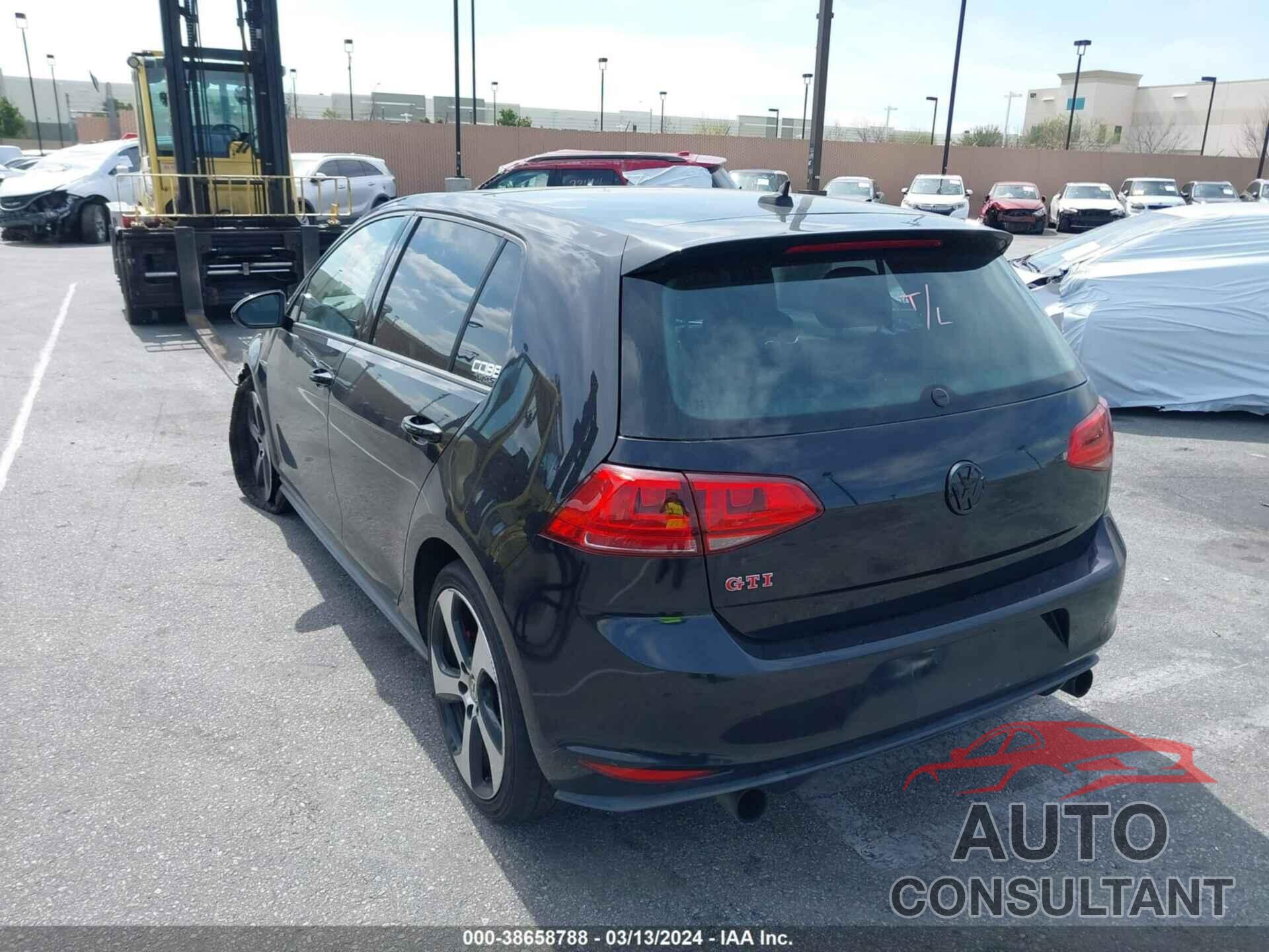 VOLKSWAGEN GOLF GTI 2017 - 3VW447AU1HM006413