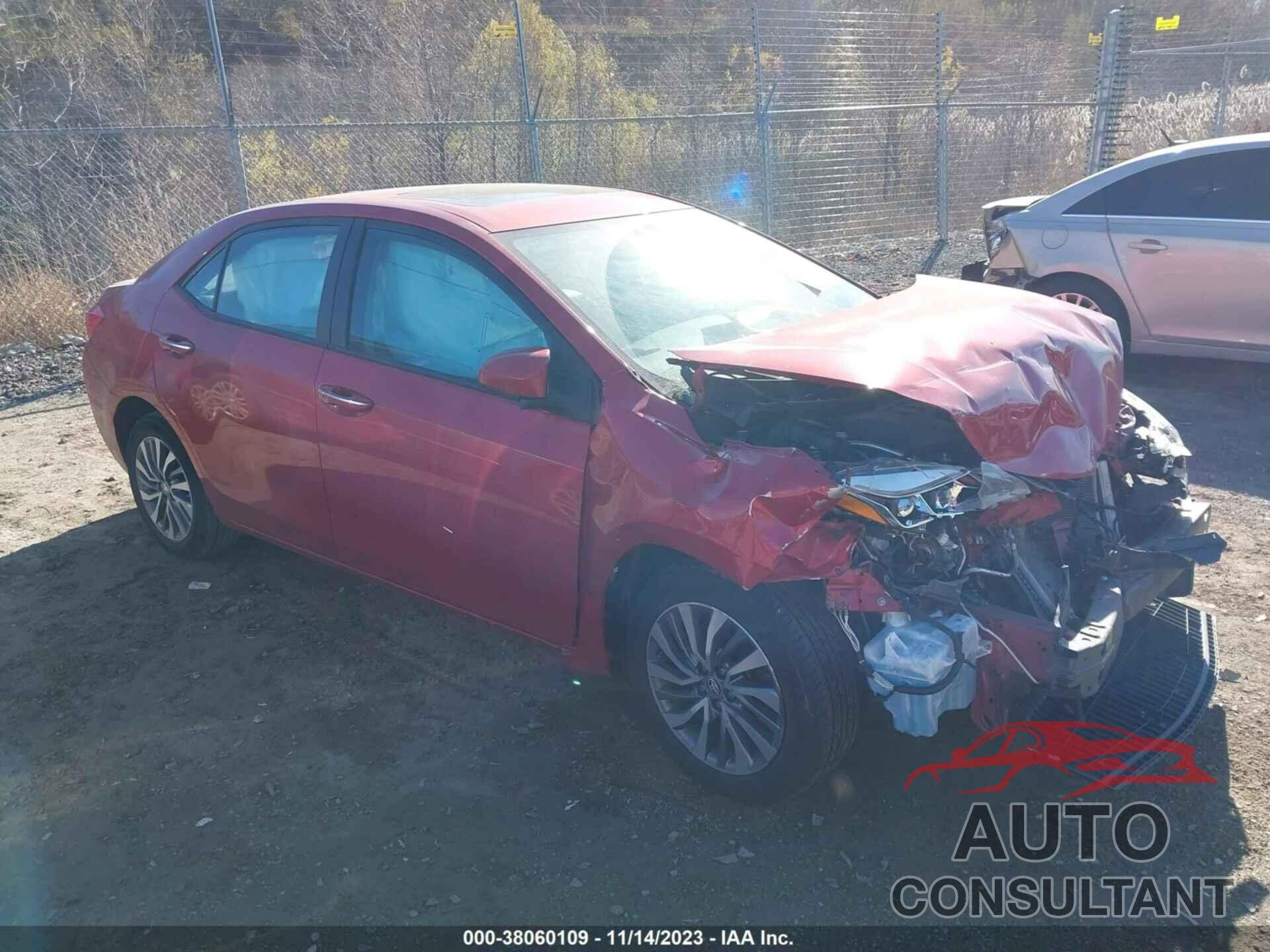 TOYOTA COROLLA 2018 - 2T1BURHE5JC031107