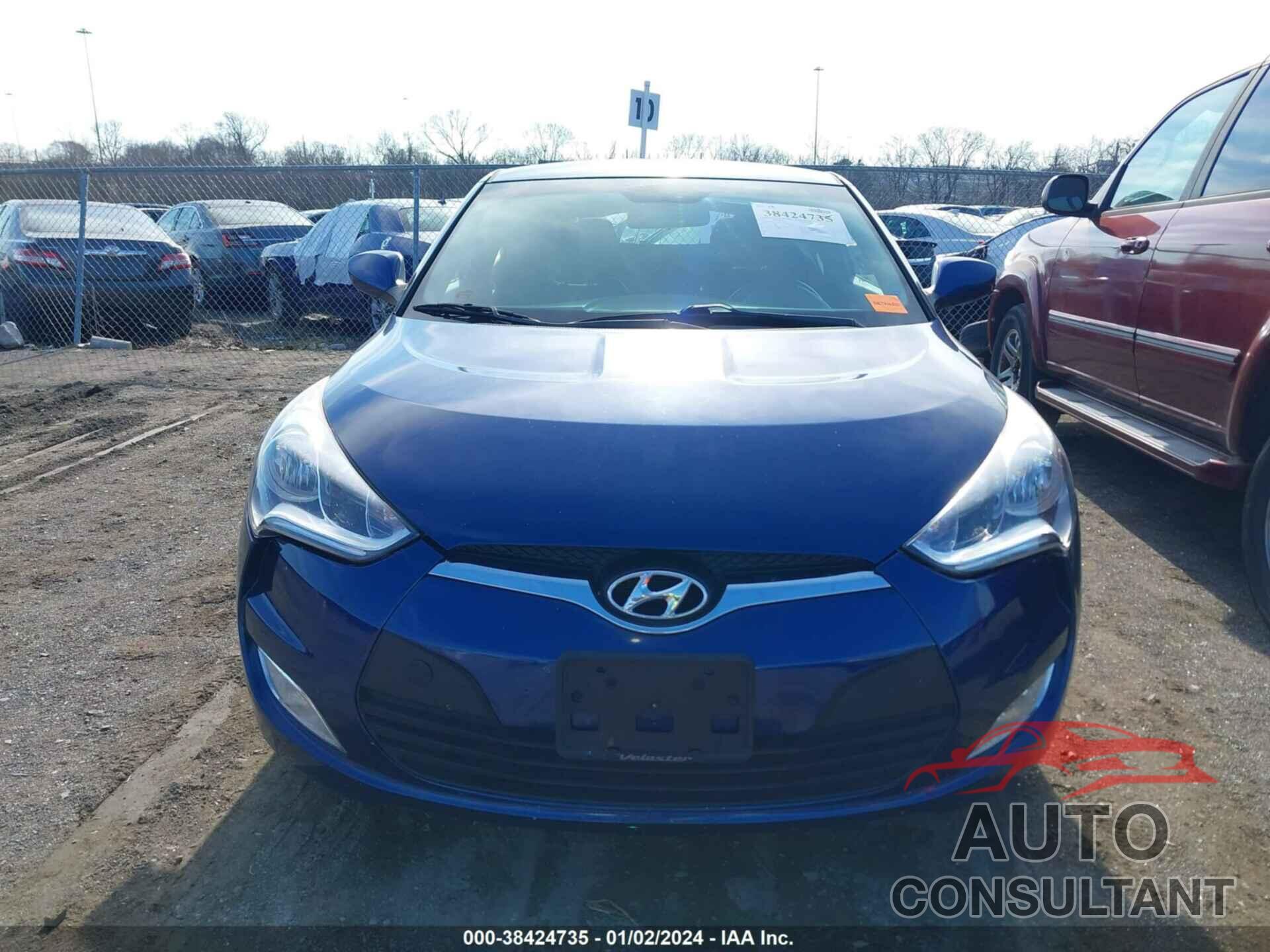 HYUNDAI VELOSTER 2017 - KMHTC6AD2HU310286