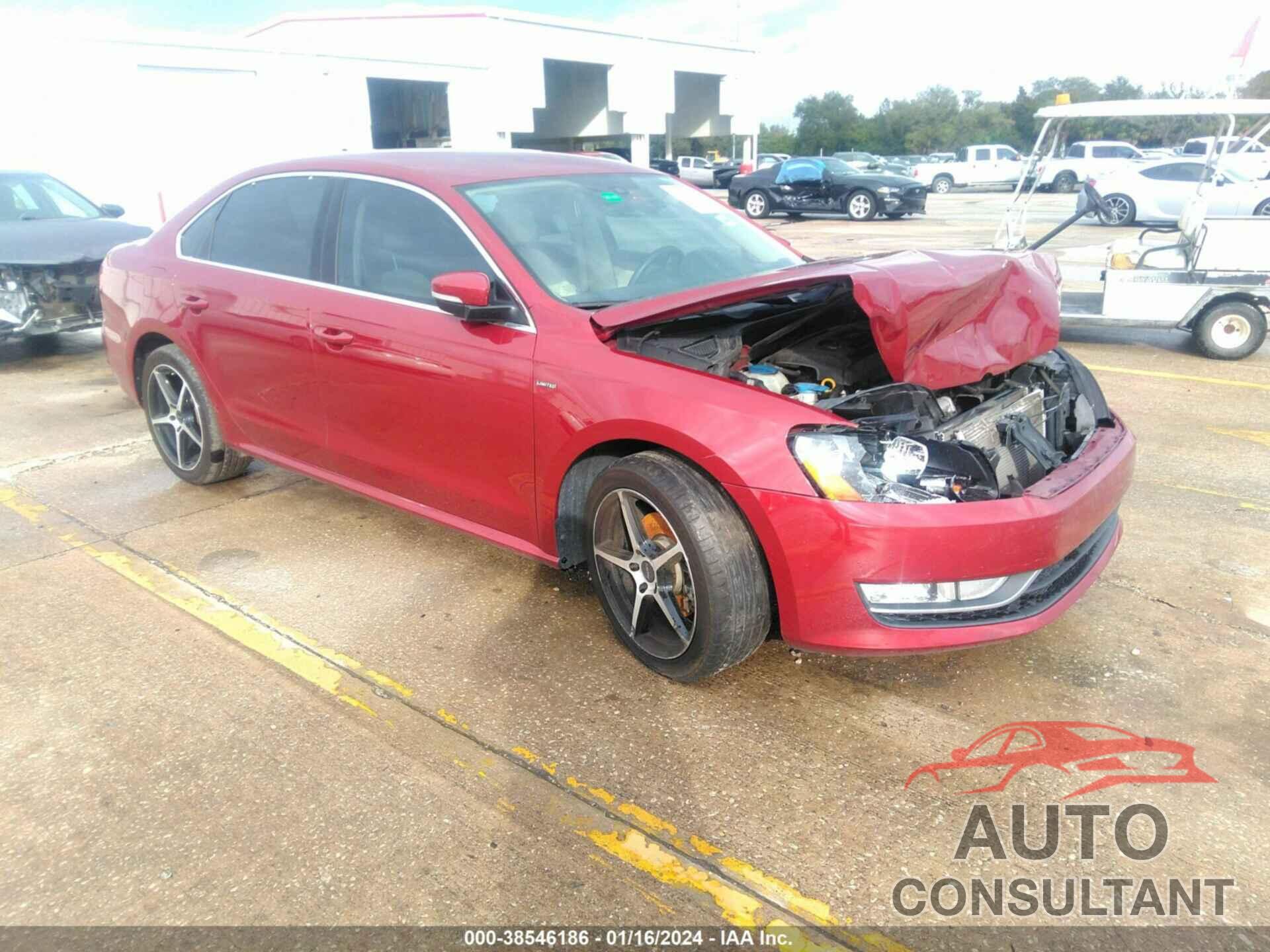 VOLKSWAGEN PASSAT 2015 - 1VWAT7A36FC118278