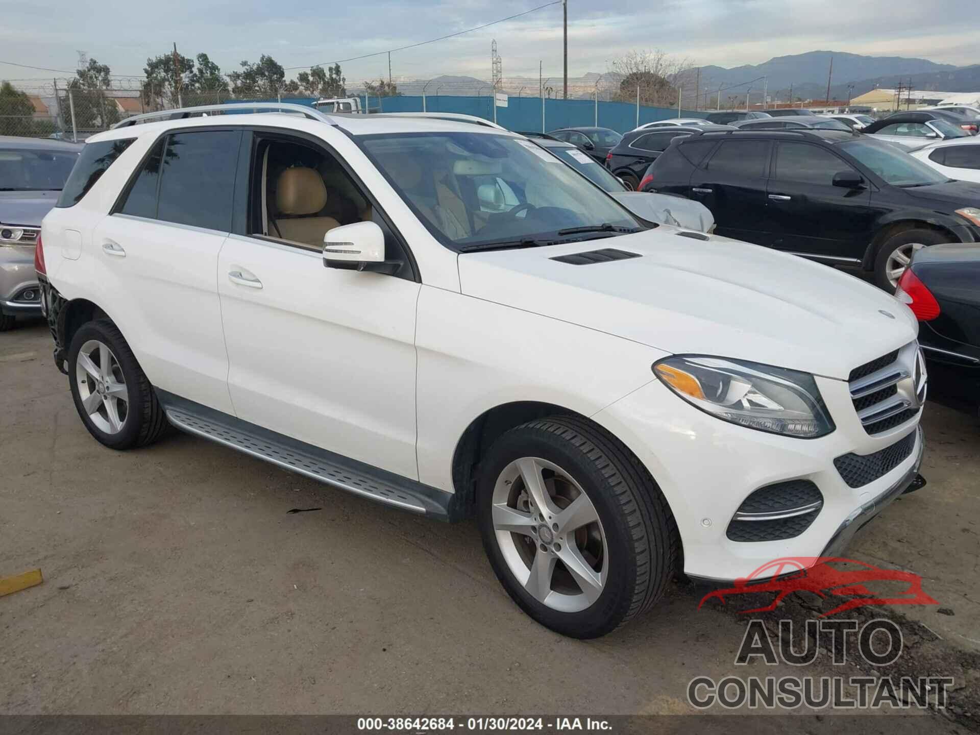 MERCEDES-BENZ GLE 350 2016 - 4JGDA5JB2GA639539