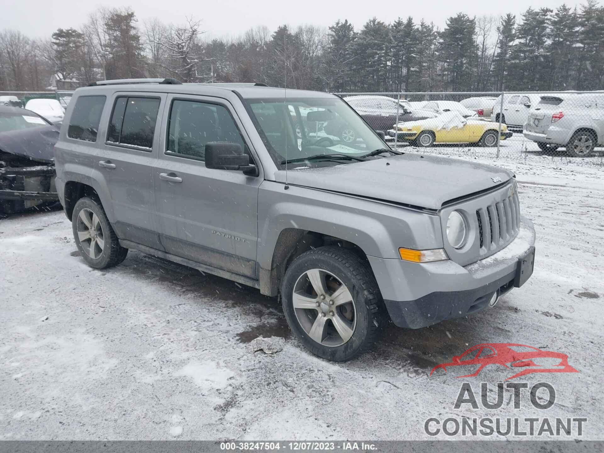 JEEP PATRIOT 2017 - 1C4NJRFB0HD193951