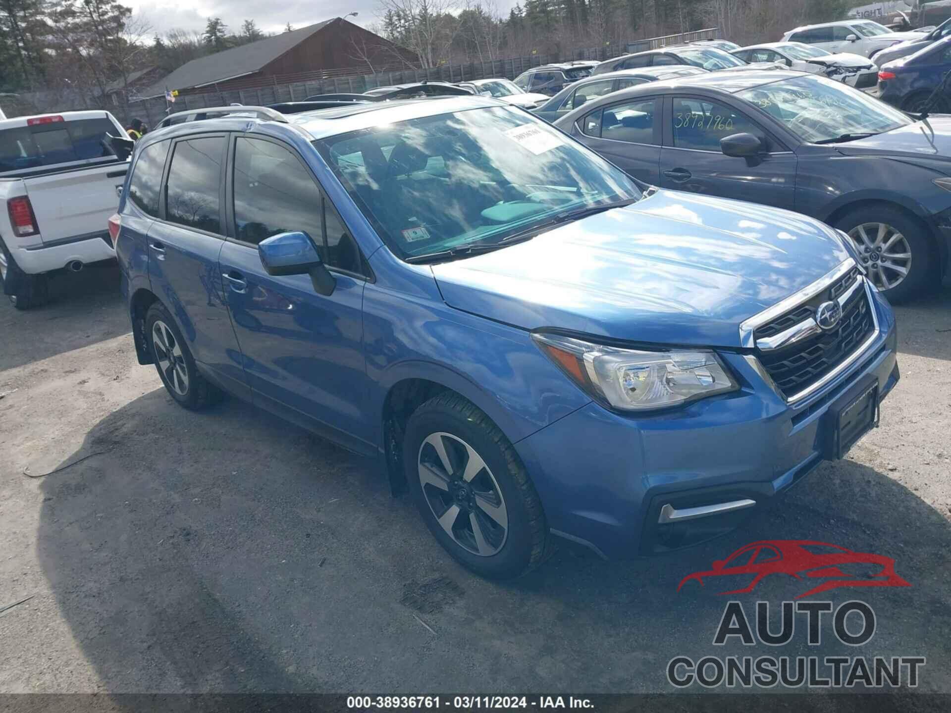 SUBARU FORESTER 2018 - JF2SJAEC0JH570664