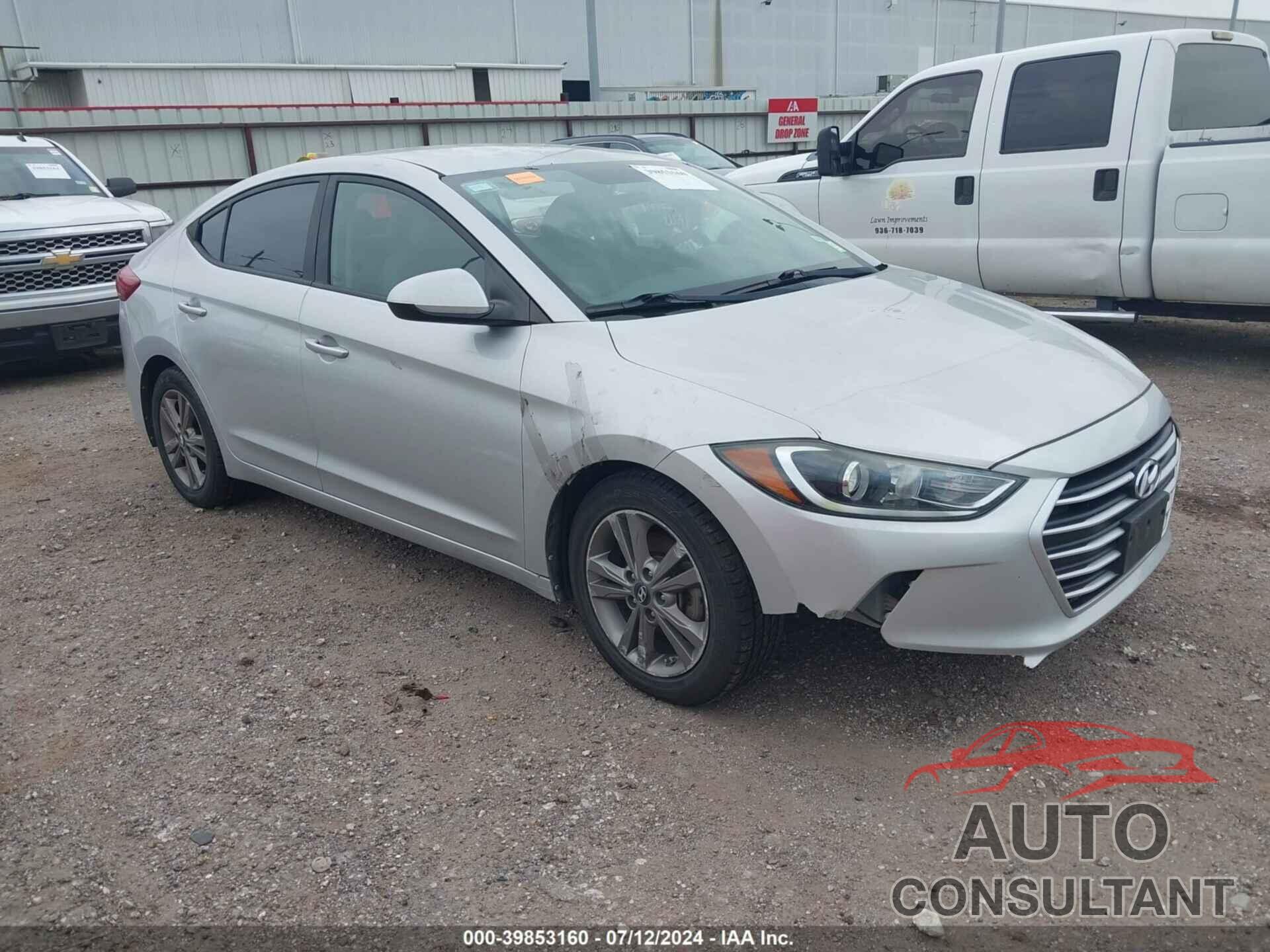 HYUNDAI ELANTRA 2017 - 5NPD84LF9HH137244