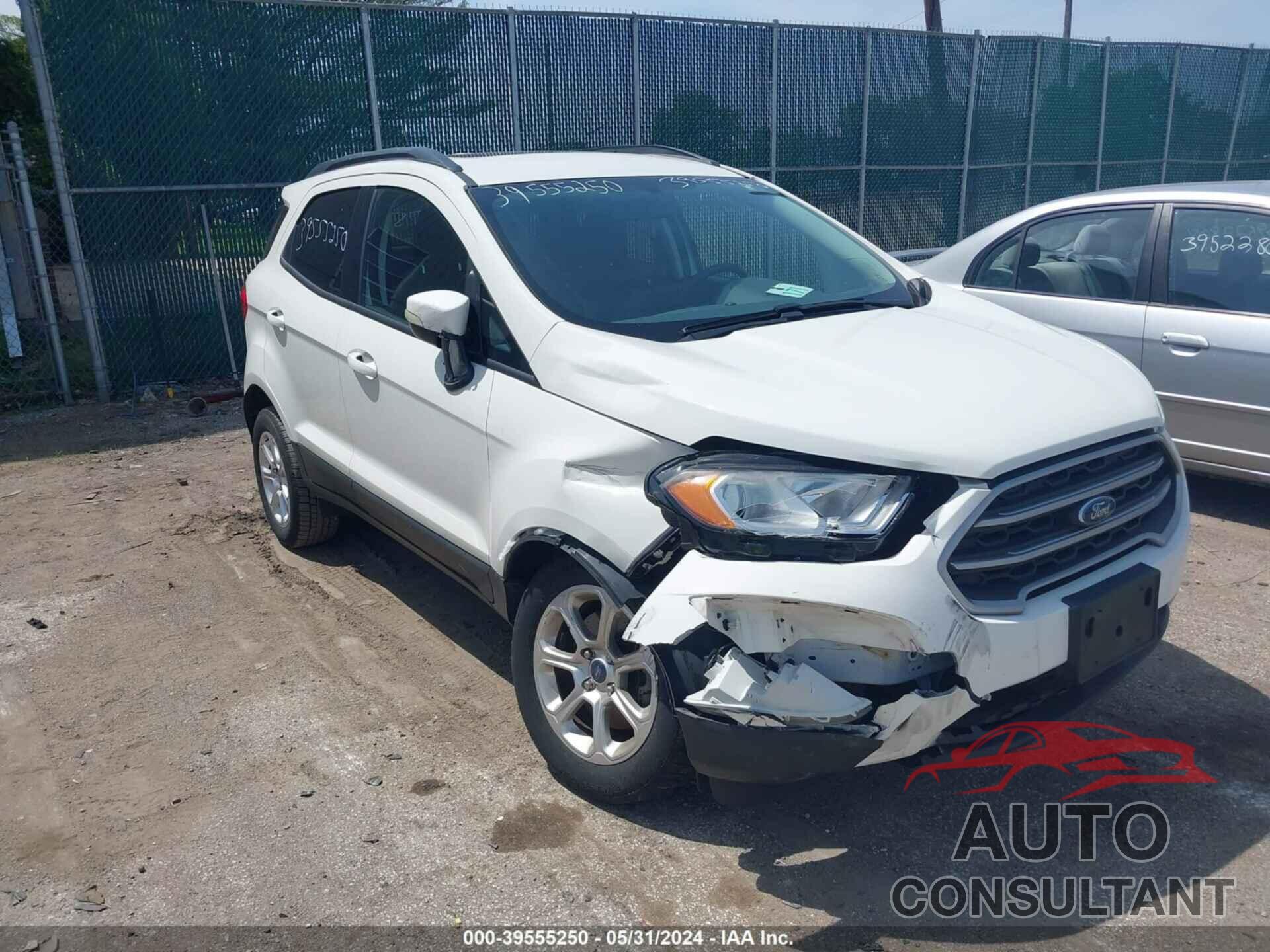 FORD ECOSPORT 2018 - MAJ6P1UL0JC159400