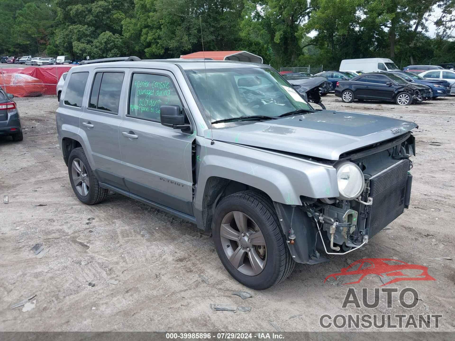 JEEP PATRIOT 2016 - 1C4NJPBA9GD604313