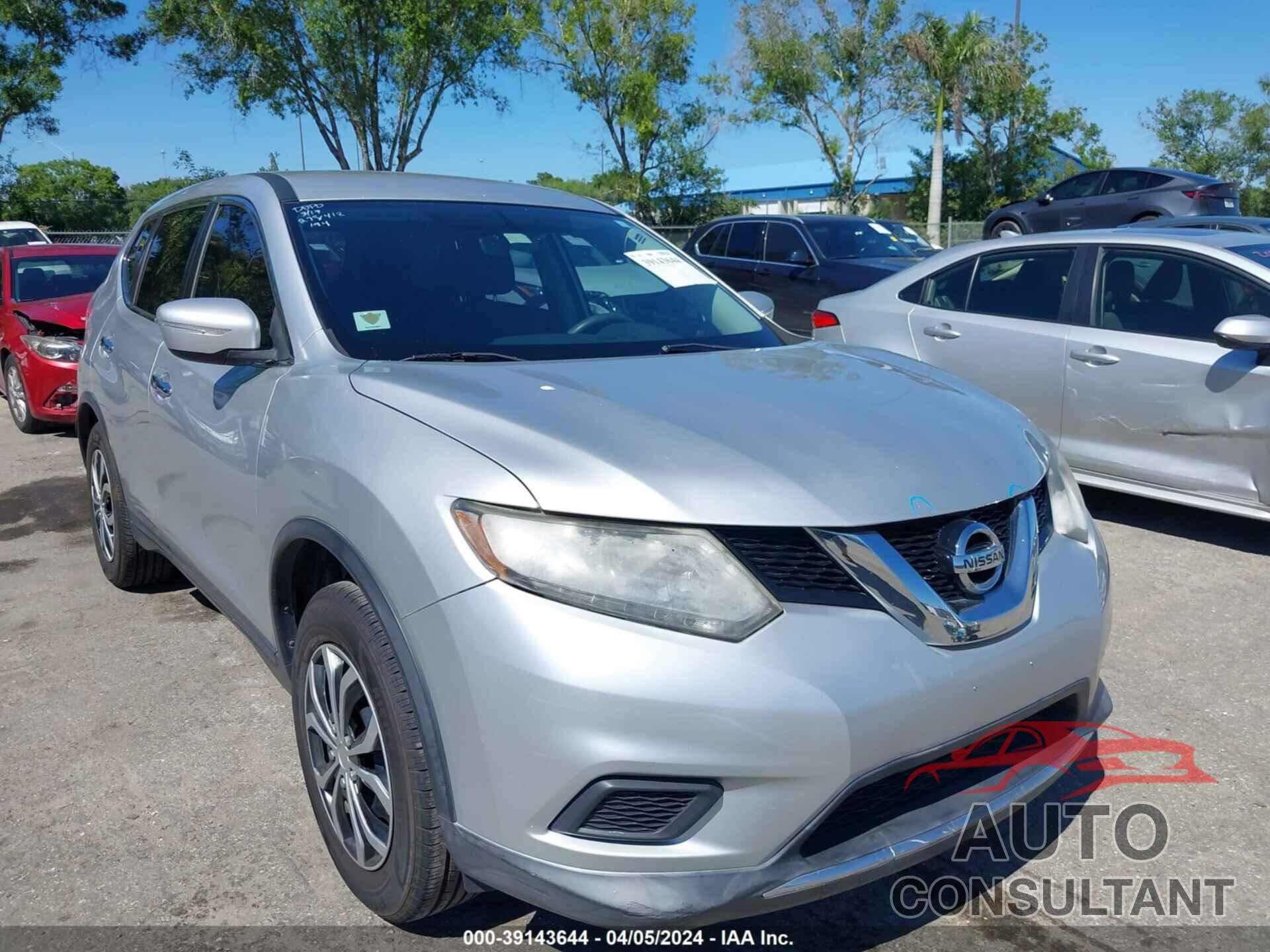 NISSAN ROGUE 2015 - KNMAT2MT6FP541727