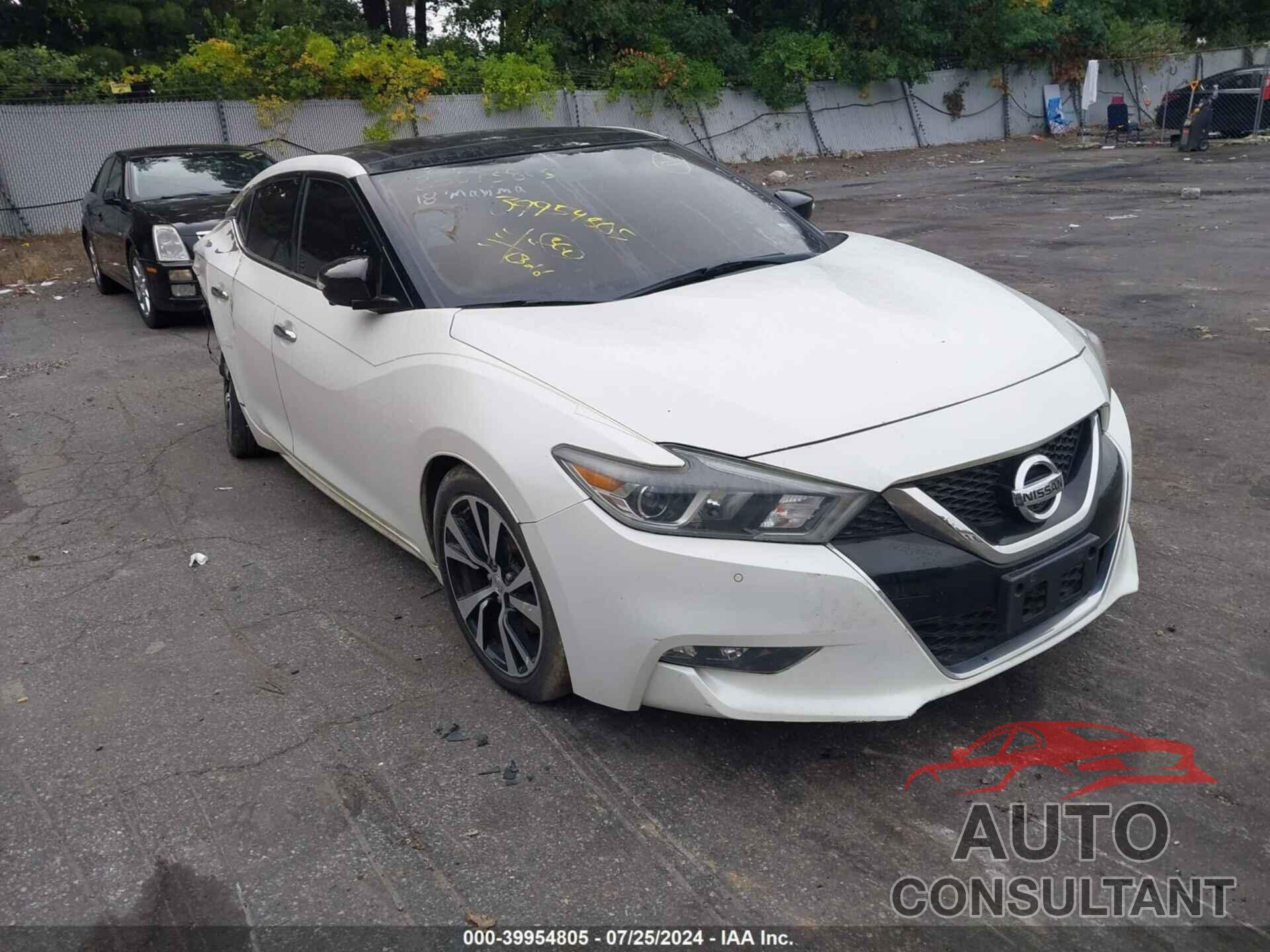 NISSAN MAXIMA 2018 - 1N4AA6AP6JC366325