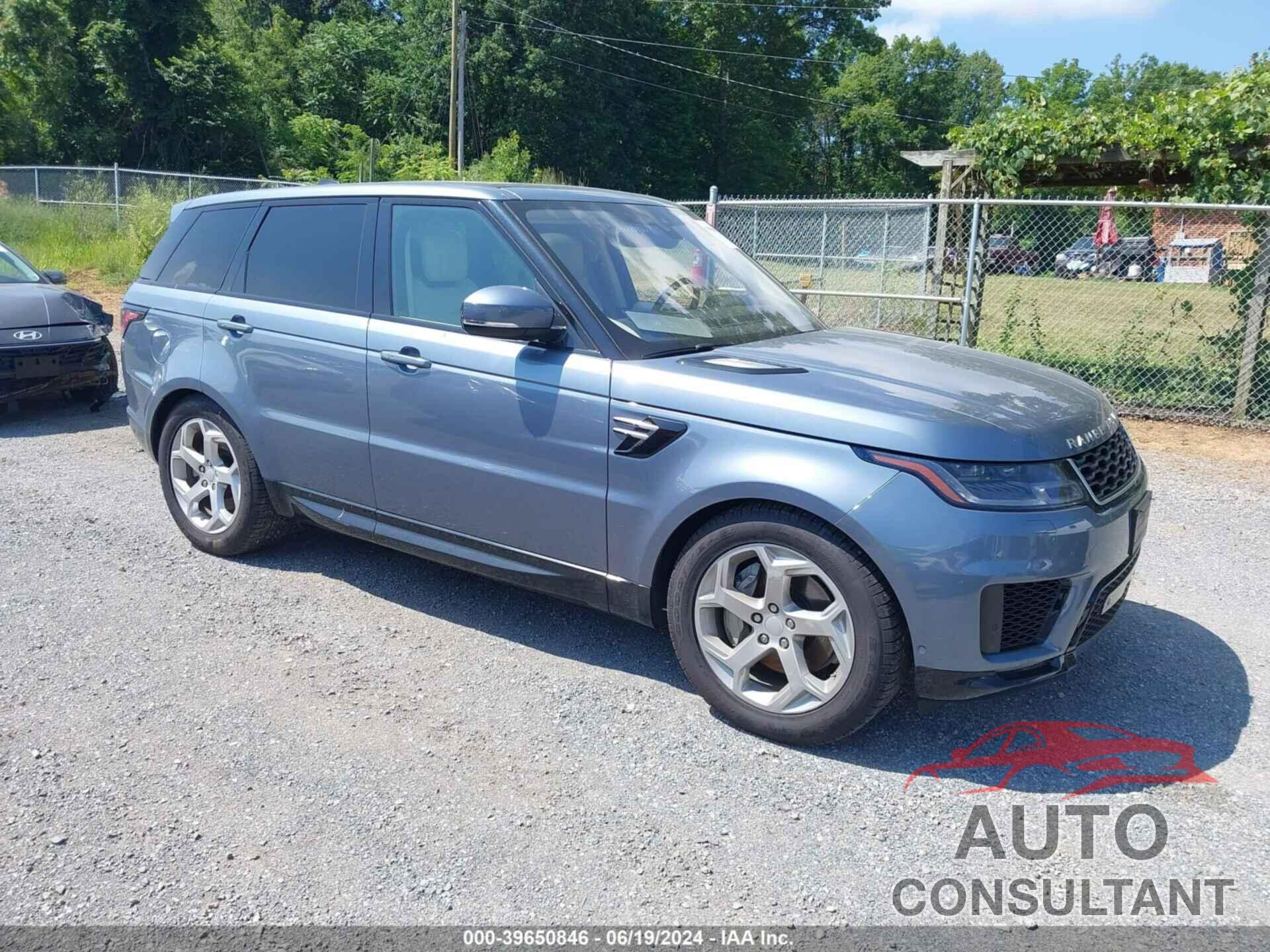 LAND ROVER RANGE ROVER SPORT 2019 - SALWR2RV6KA423746