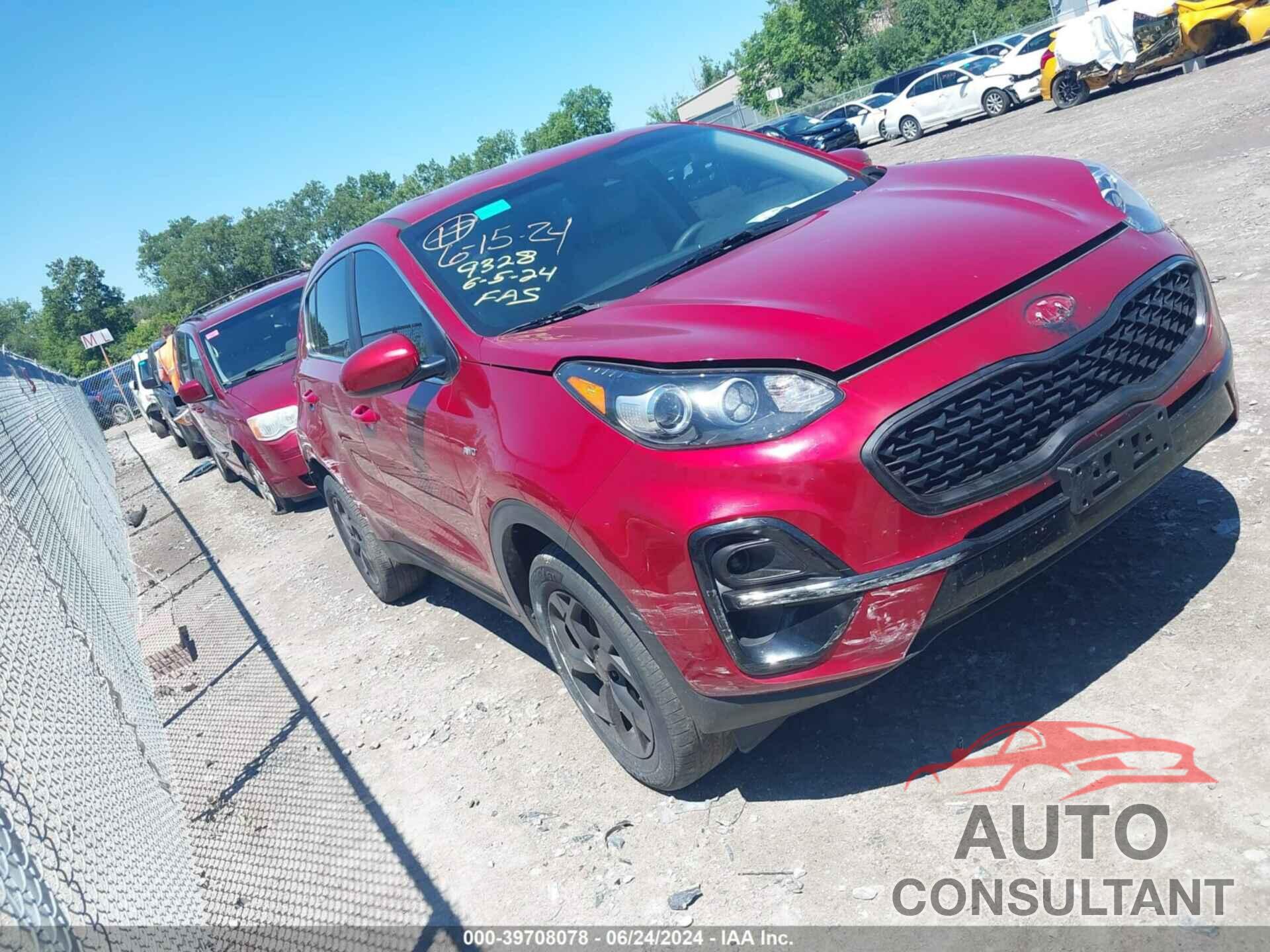 KIA SPORTAGE 2020 - KNDPMCAC7L7715947