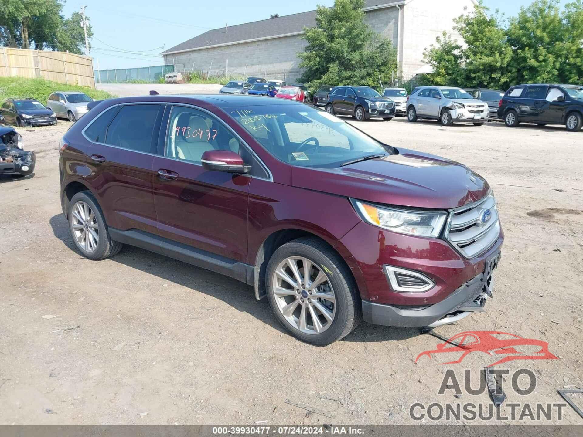 FORD EDGE 2017 - 2FMPK4K93HBC08827