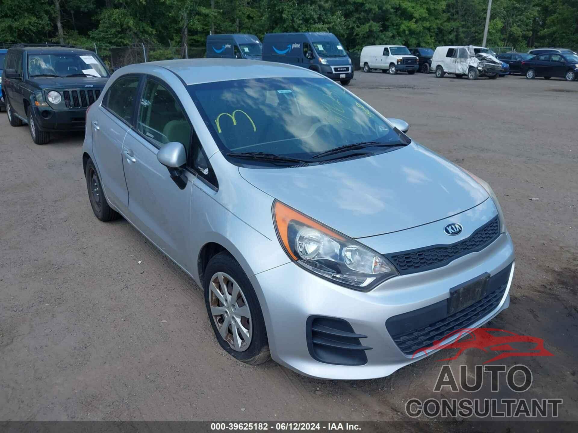 KIA RIO 2016 - KNADM5A31G6601501