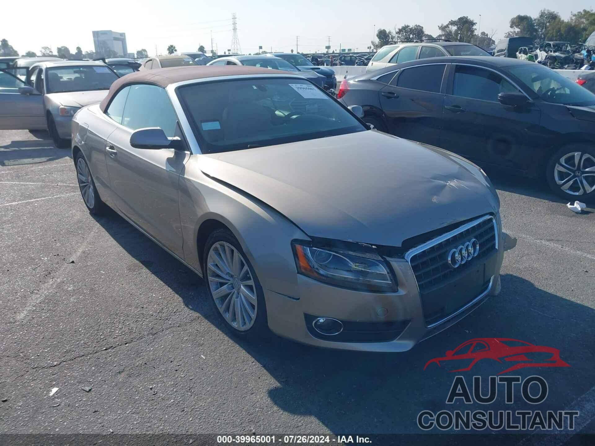 AUDI A5 2010 - WAUTFAFH8AN015863