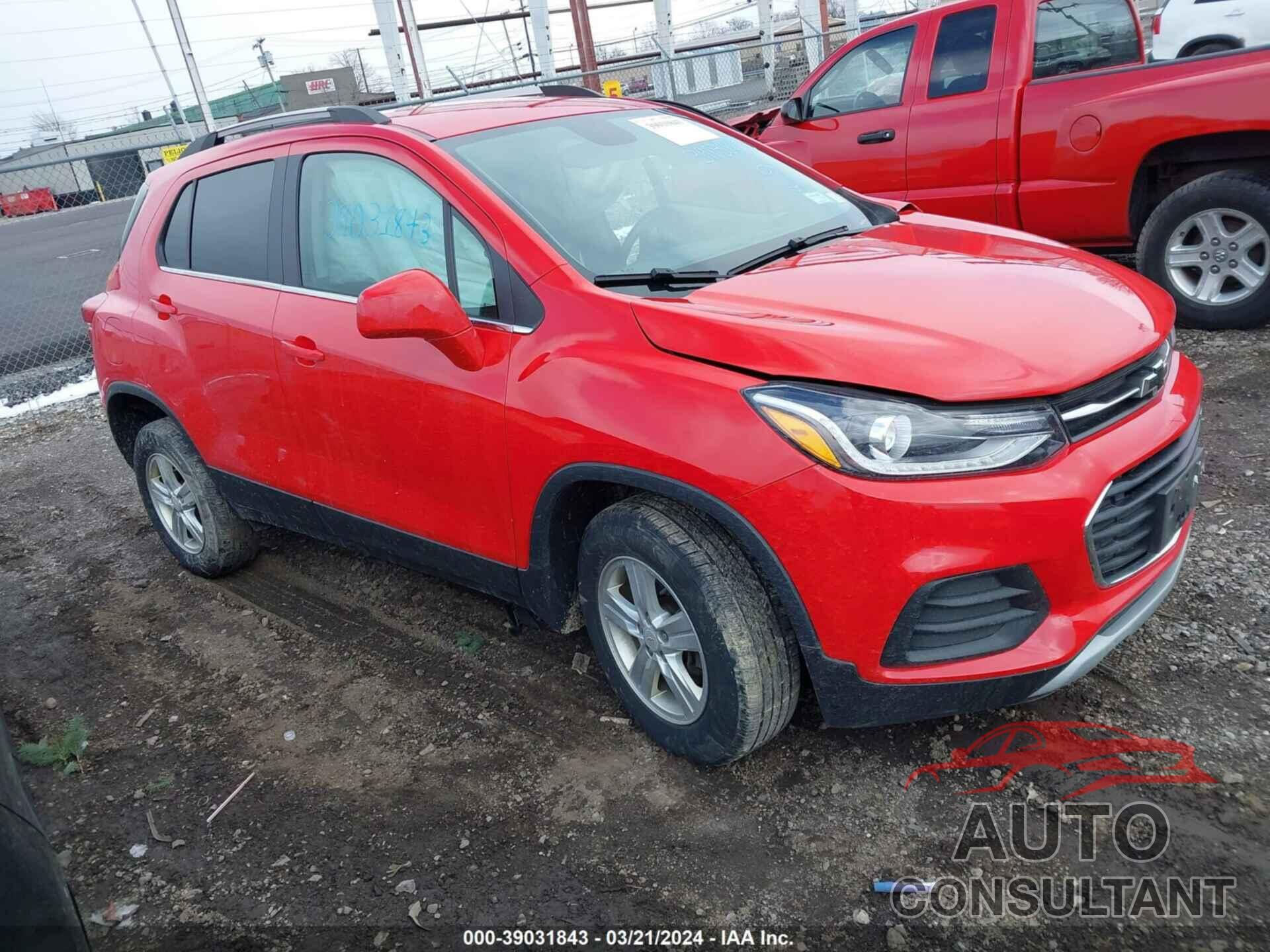 CHEVROLET TRAX 2020 - KL7CJPSB9LB340996