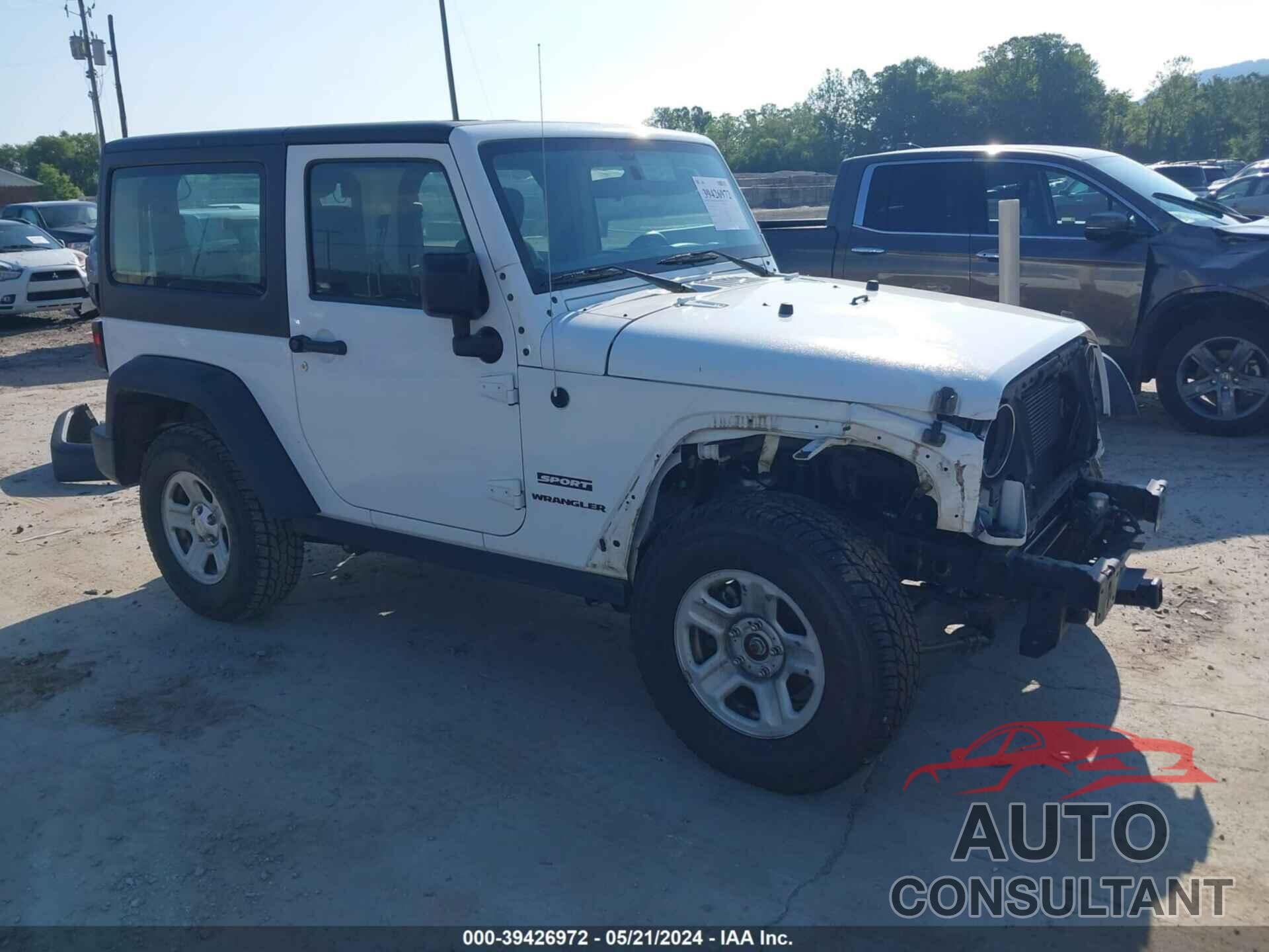 JEEP WRANGLER 2016 - 1C4AJWAG9GL105662